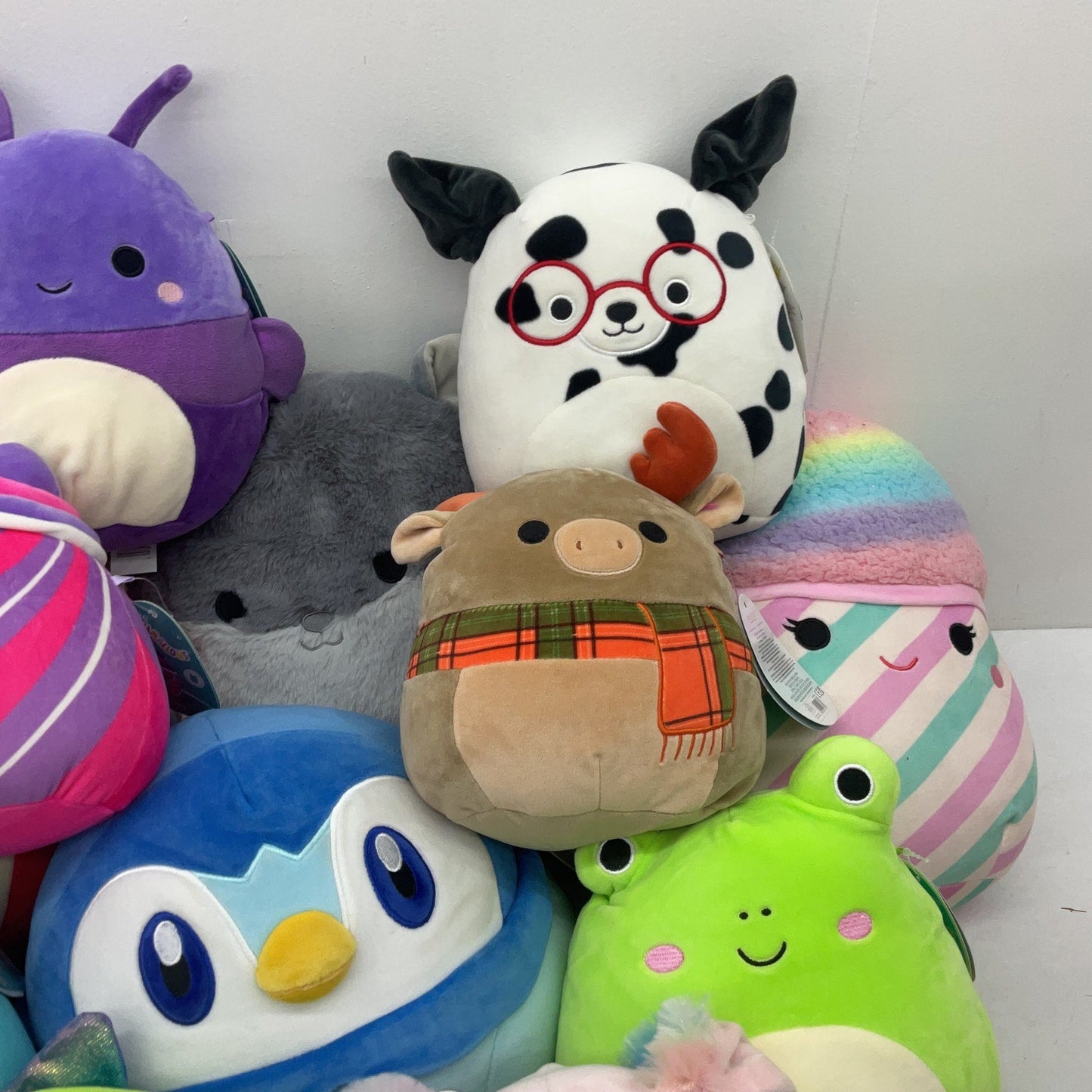 Preowned Multicolor Squishmallows Stuffed Toys LOT 13 lbs Disney Pokemon Matcha - Warehouse Toys