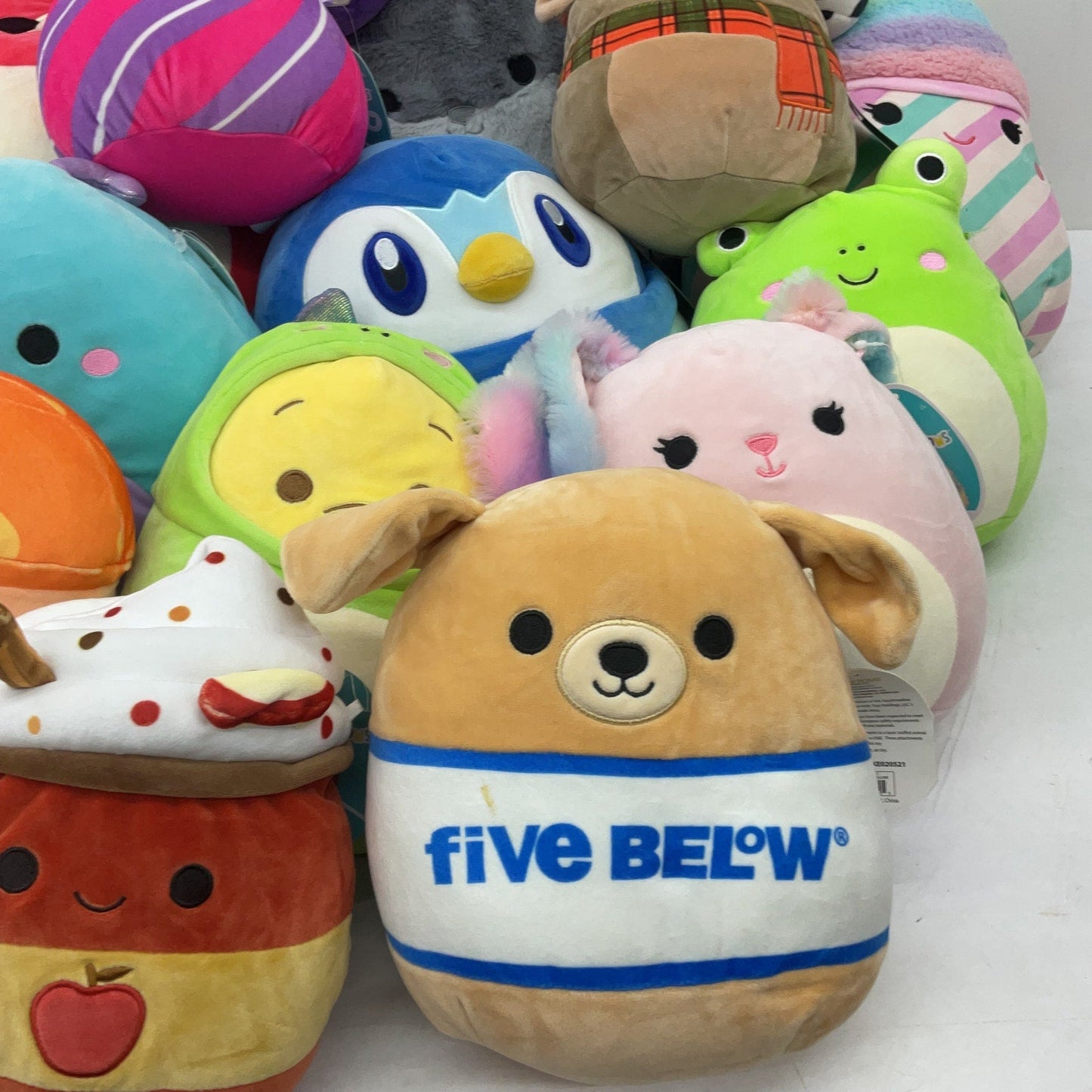 Preowned Multicolor Squishmallows Stuffed Toys LOT 13 lbs Disney Pokemon Matcha - Warehouse Toys