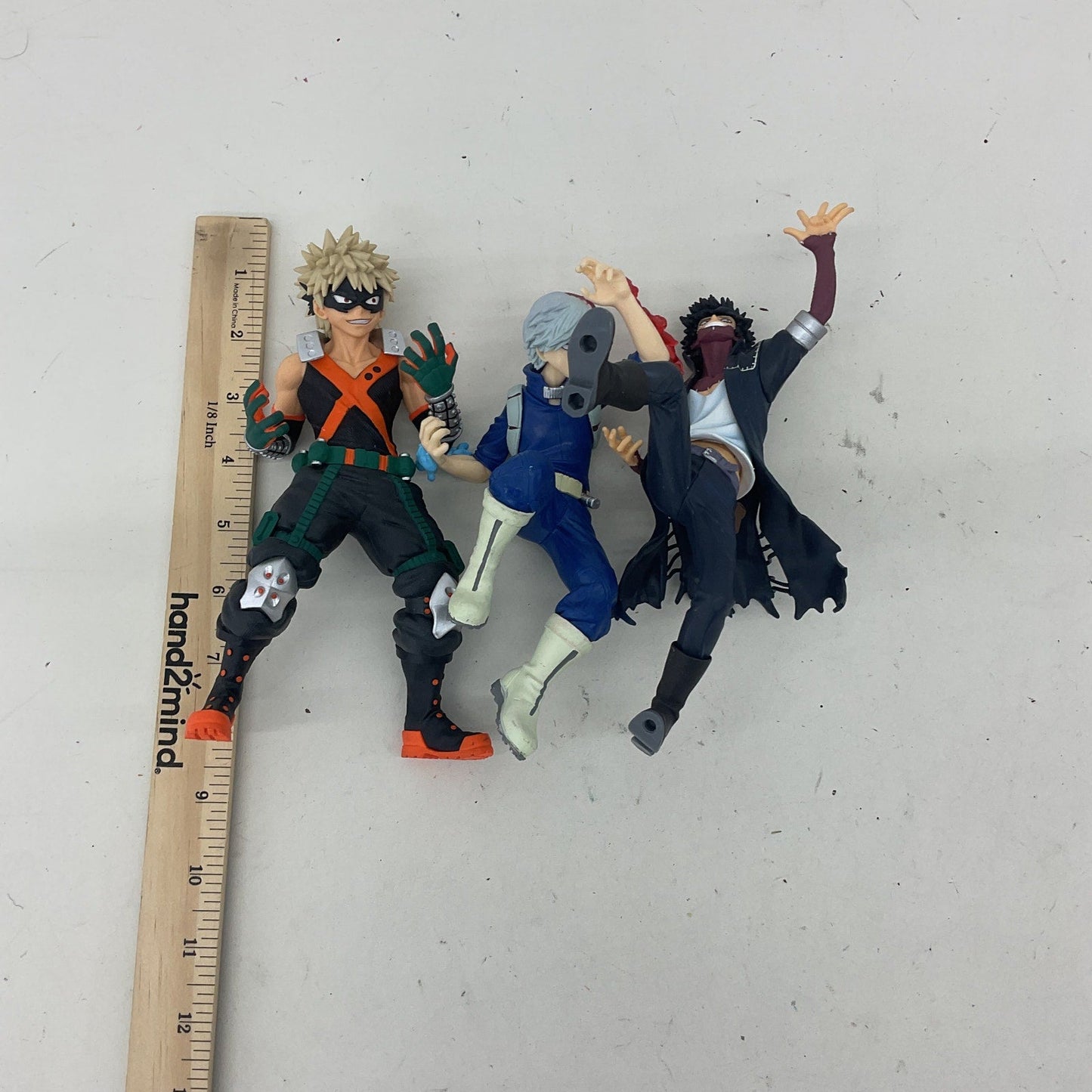 Preowned My Hero Academia Action Figure Set LOT of 3 Figurines Anime Characters - Warehouse Toys