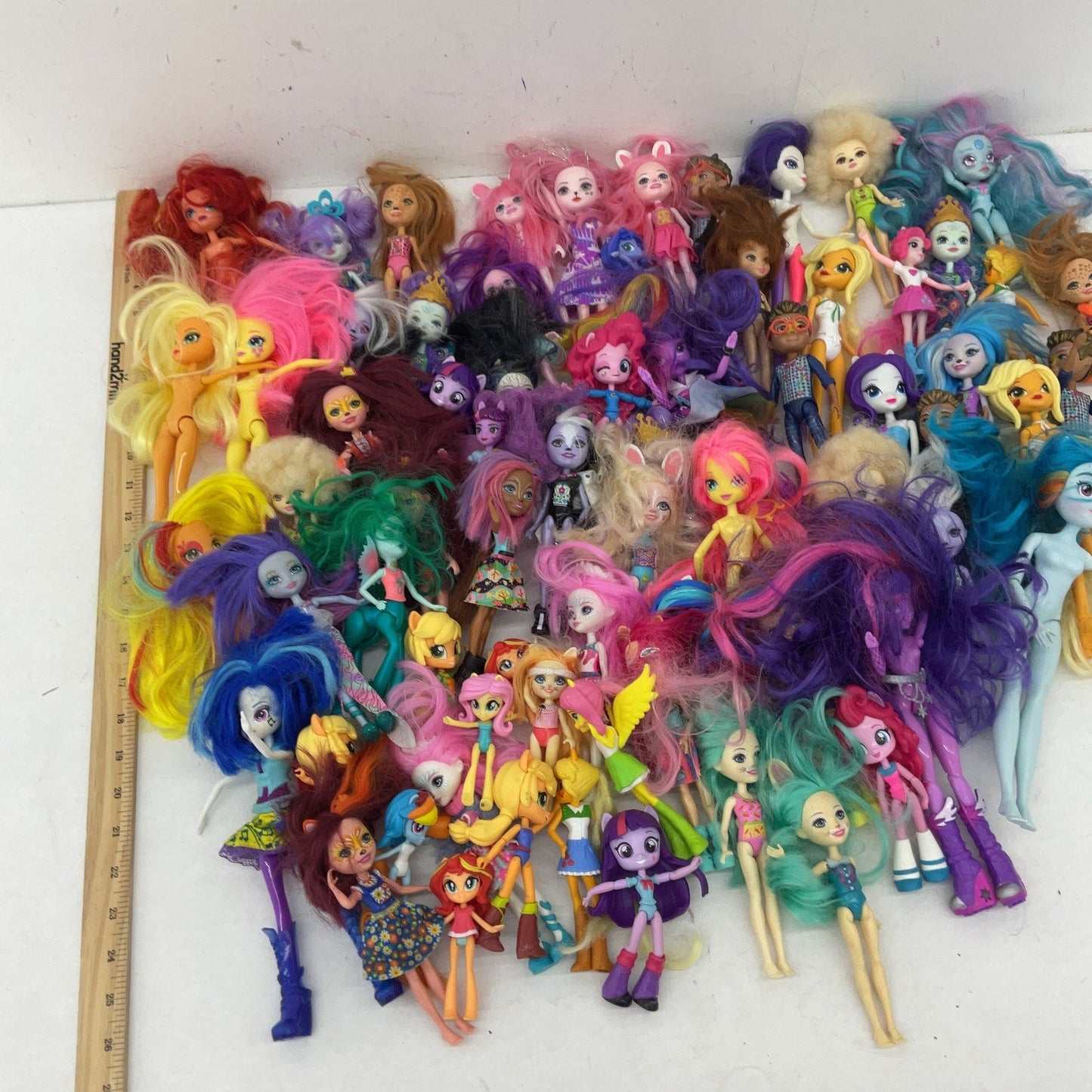 Preowned My Little Pony Equestria Girls & Others Fashion Play Dolls Toys LOT 7lb - Warehouse Toys