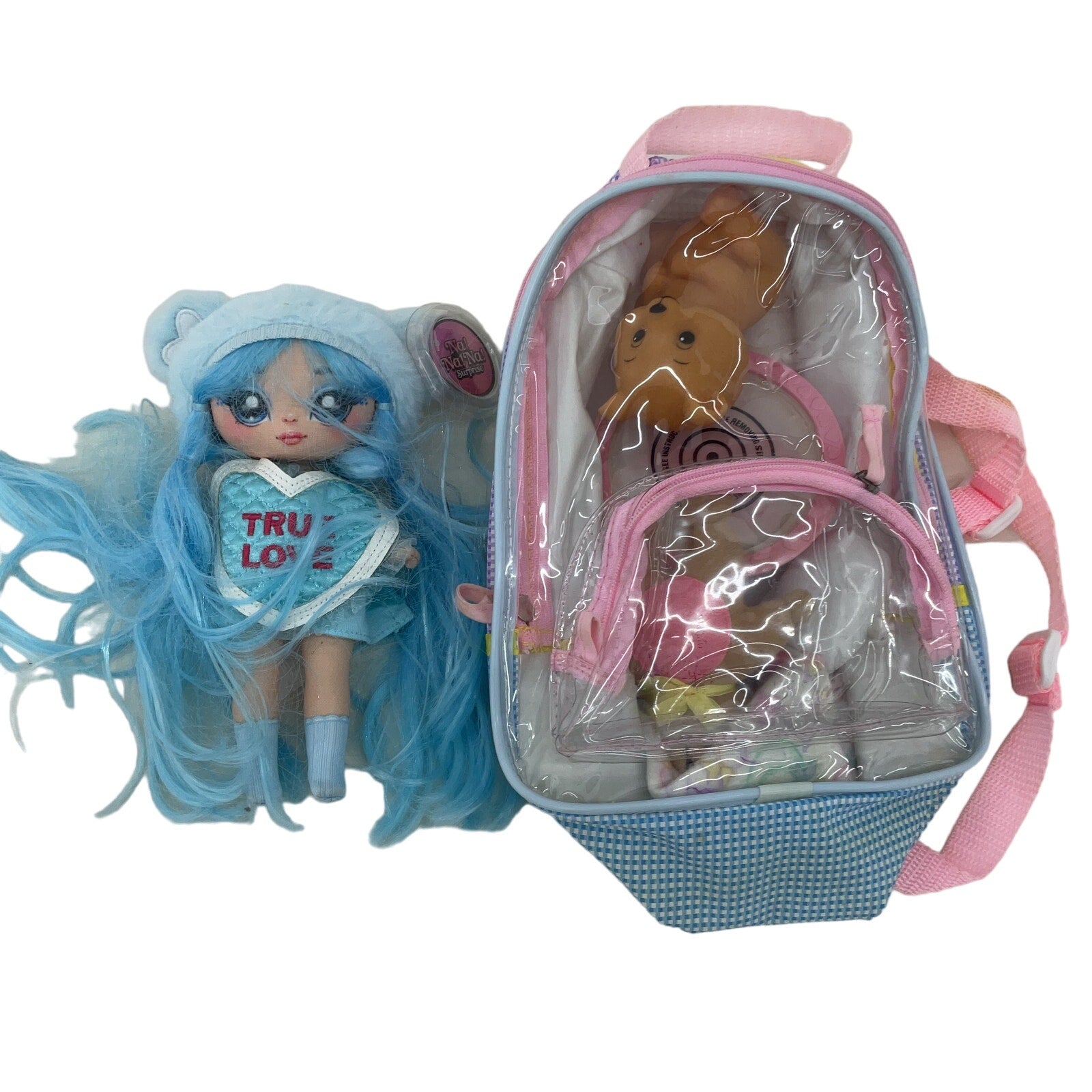 Preowned Na Na Na Surprise Fashion Doll w/ Bag full of Accessories Pet - Warehouse Toys