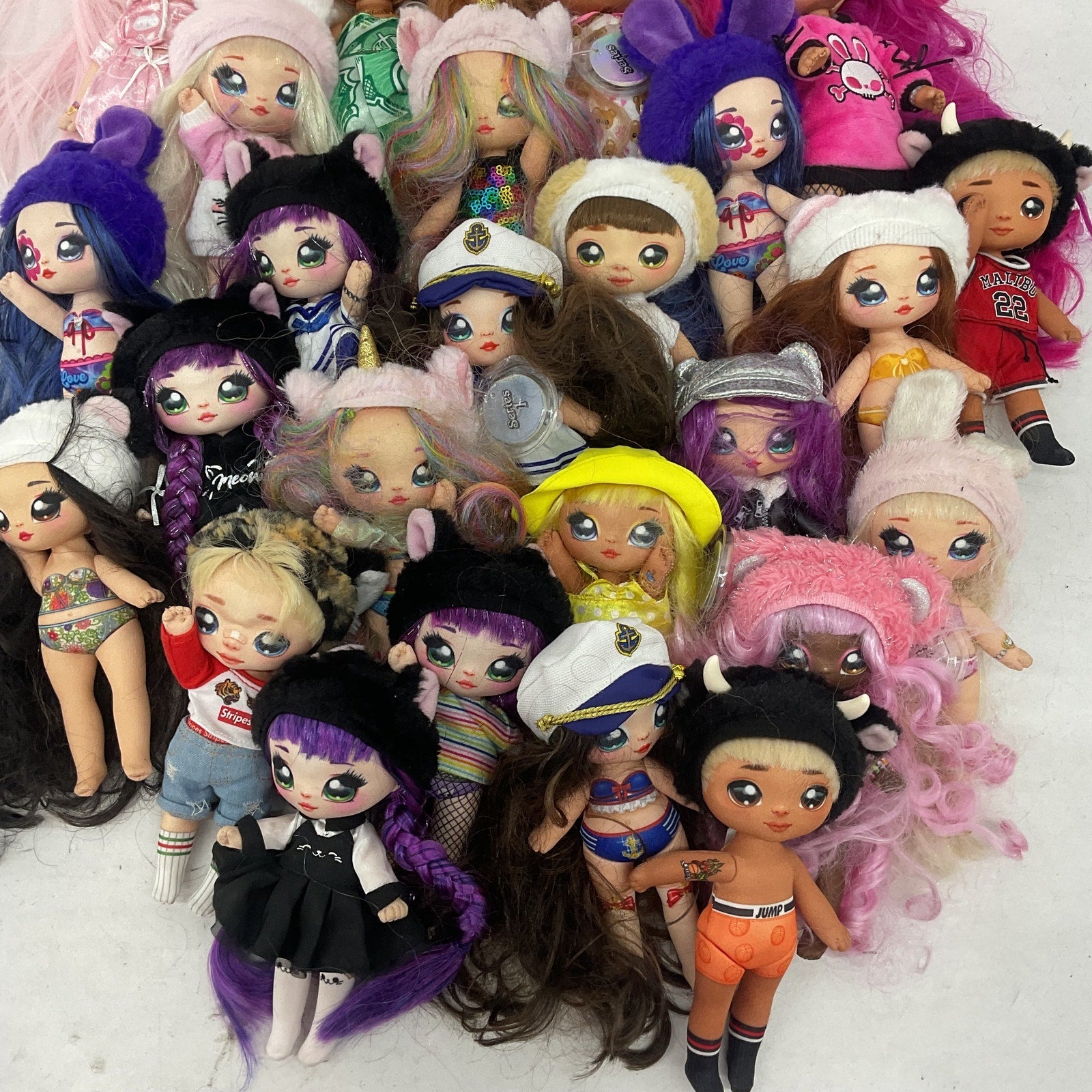 Preowned Na! Na! Na! Surprise & Others 10 lbs Fashion Dolls Toys Figures LOT - Warehouse Toys