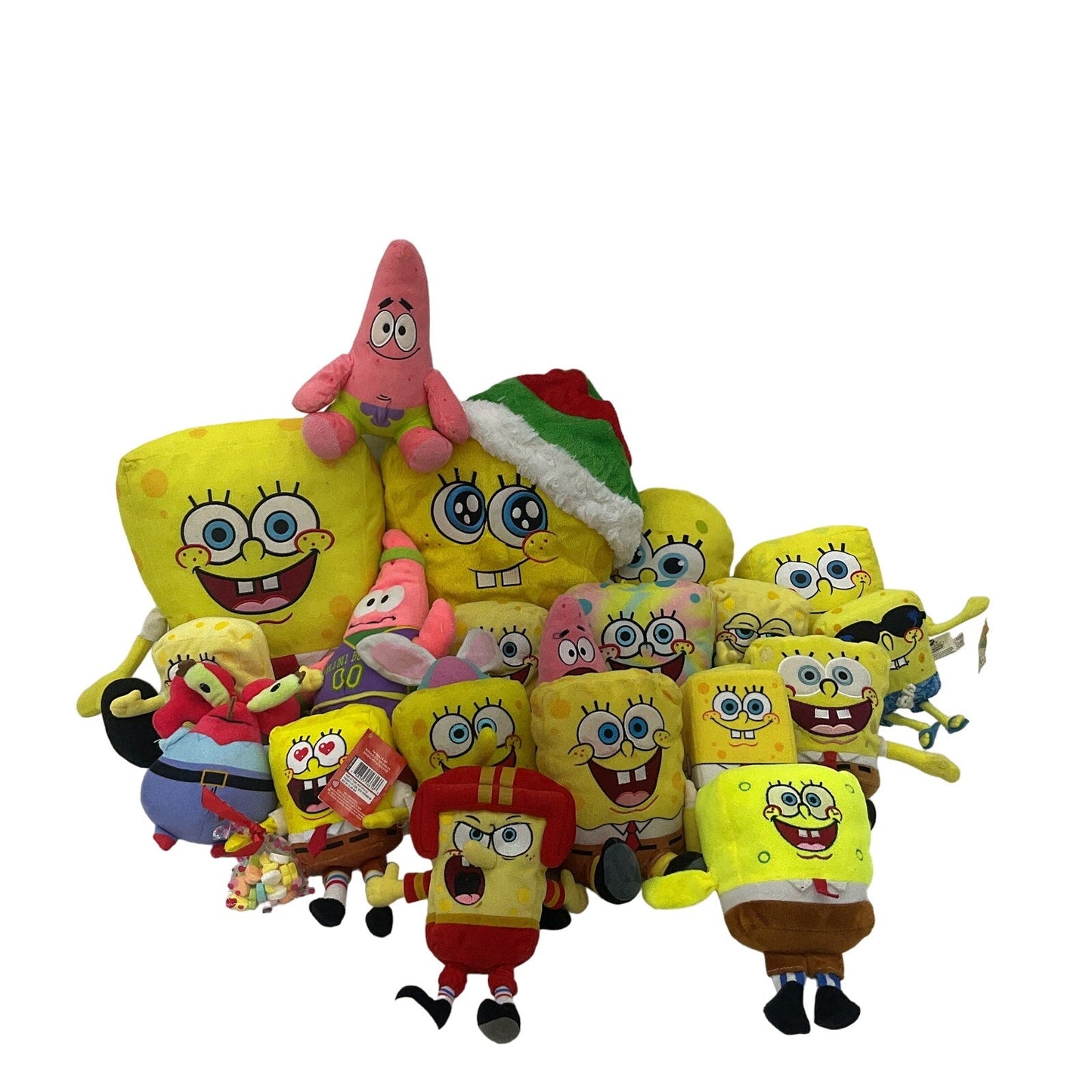 Preowned Nickelodeon Yellow Spongebob Squarepants Character Plush Dolls - Warehouse Toys