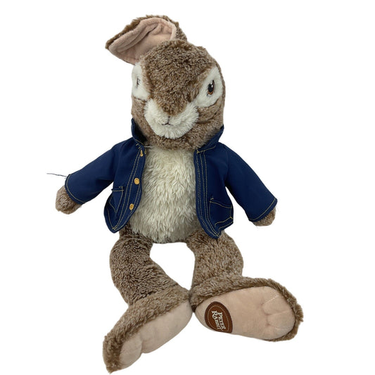 Preowned Peter Rabbit Beatrix Potter Easter Plush Doll Brown Stuffed Animal - Warehouse Toys