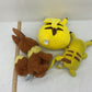 Preowned Pokemon LOT Eevee Yellow Pikachu Character Plush Dolls - Warehouse Toys