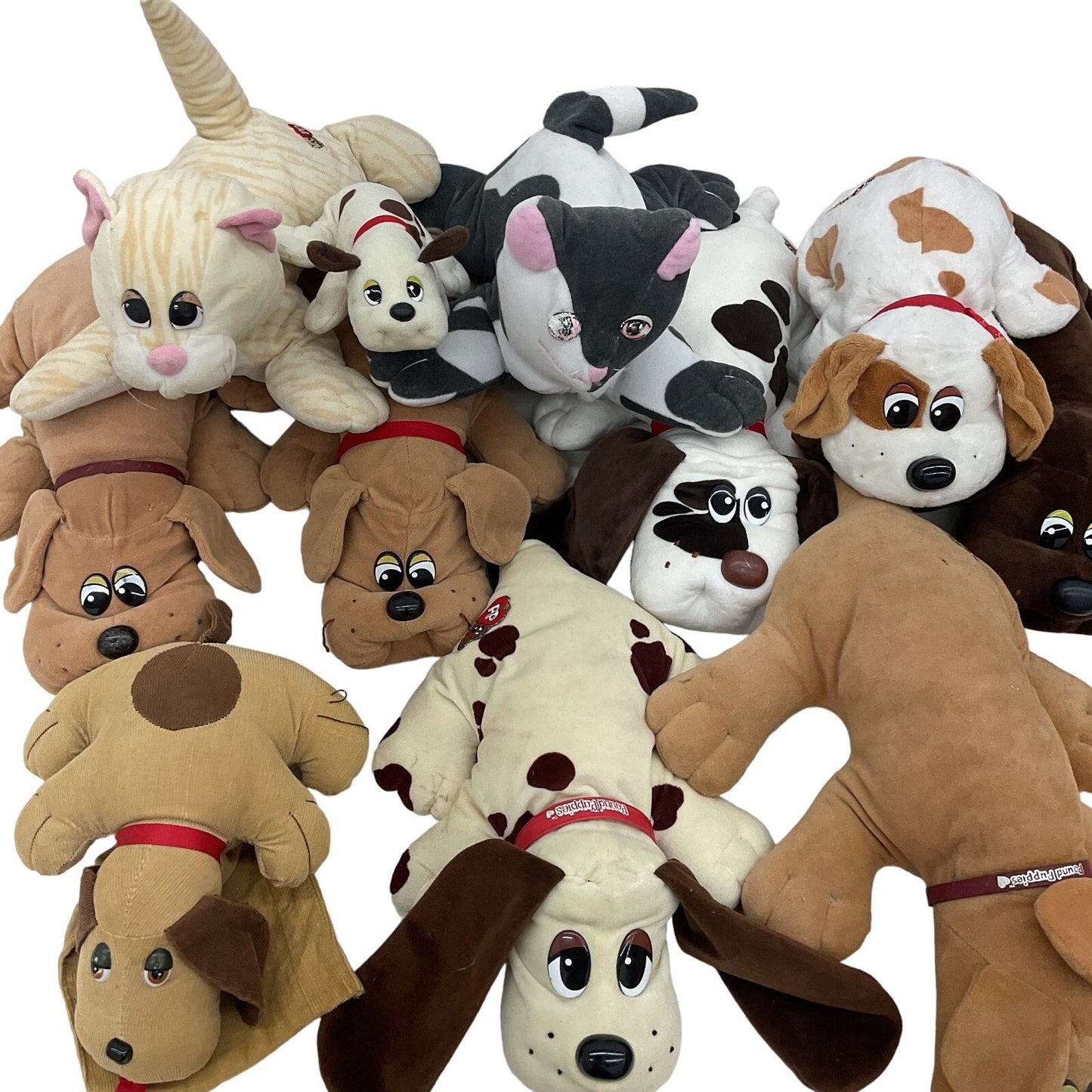 Preowned Pound Puppies Stuffed Animal Dog Toy Lot Wholesale Bulk - Warehouse Toys