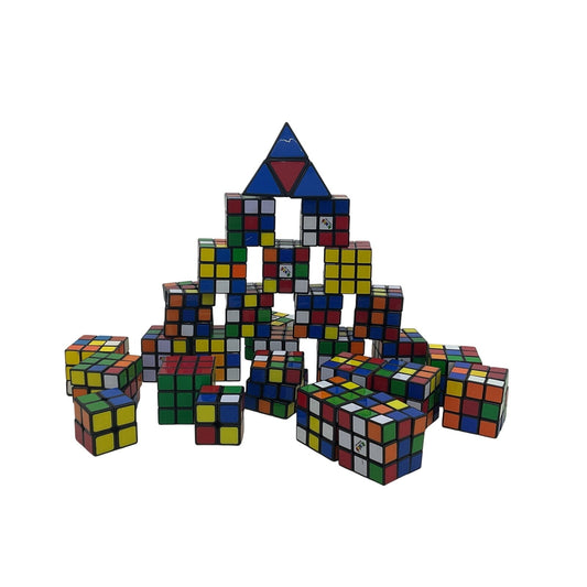 Preowned Rubik's Cube & Others Brain Teasers 6 lb Puzzles Puzzle Twist Cubes LOT - Warehouse Toys