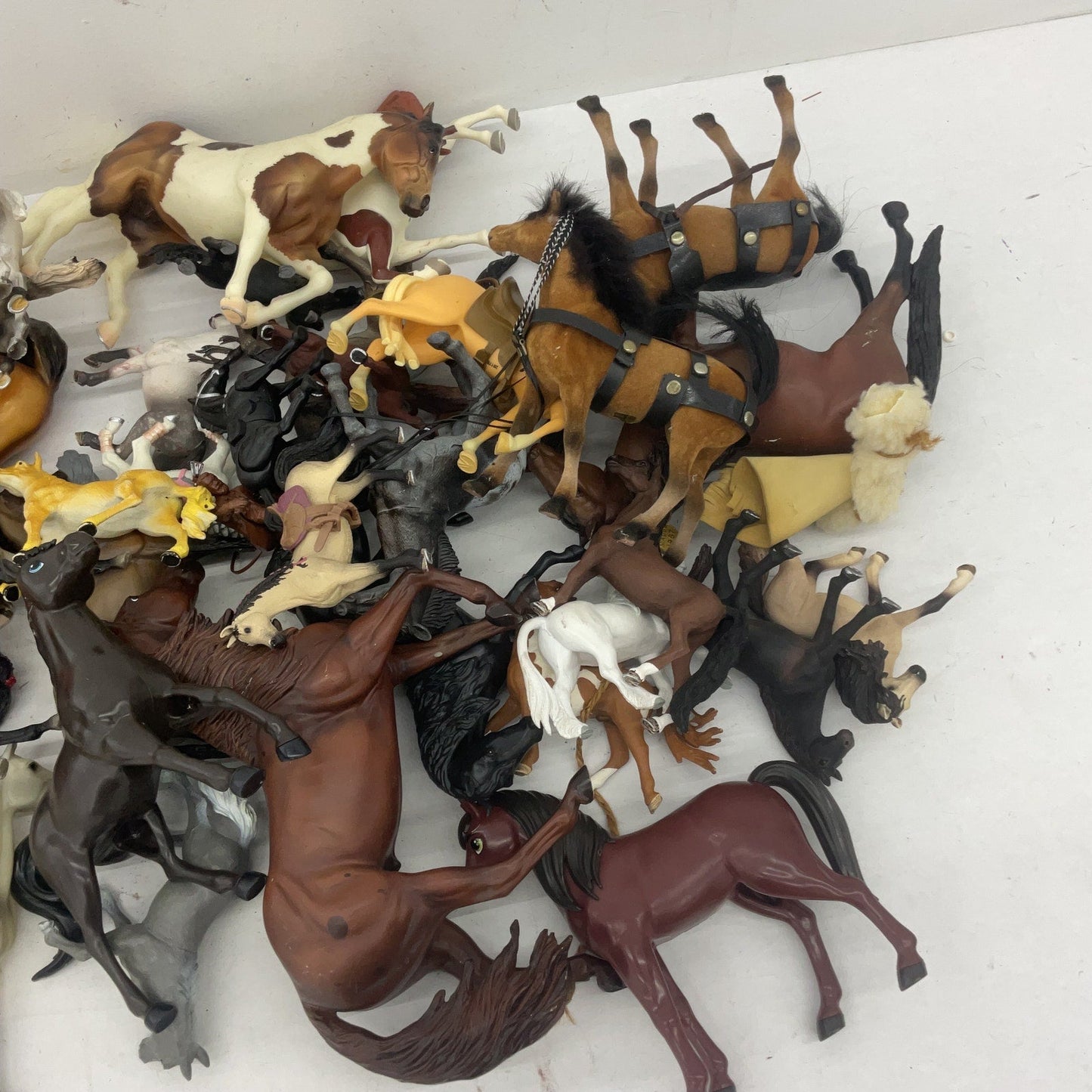 Preowned Schleich & Other Brands Horse Pony Figures Toys Figurines LOT 13 lbs - Warehouse Toys