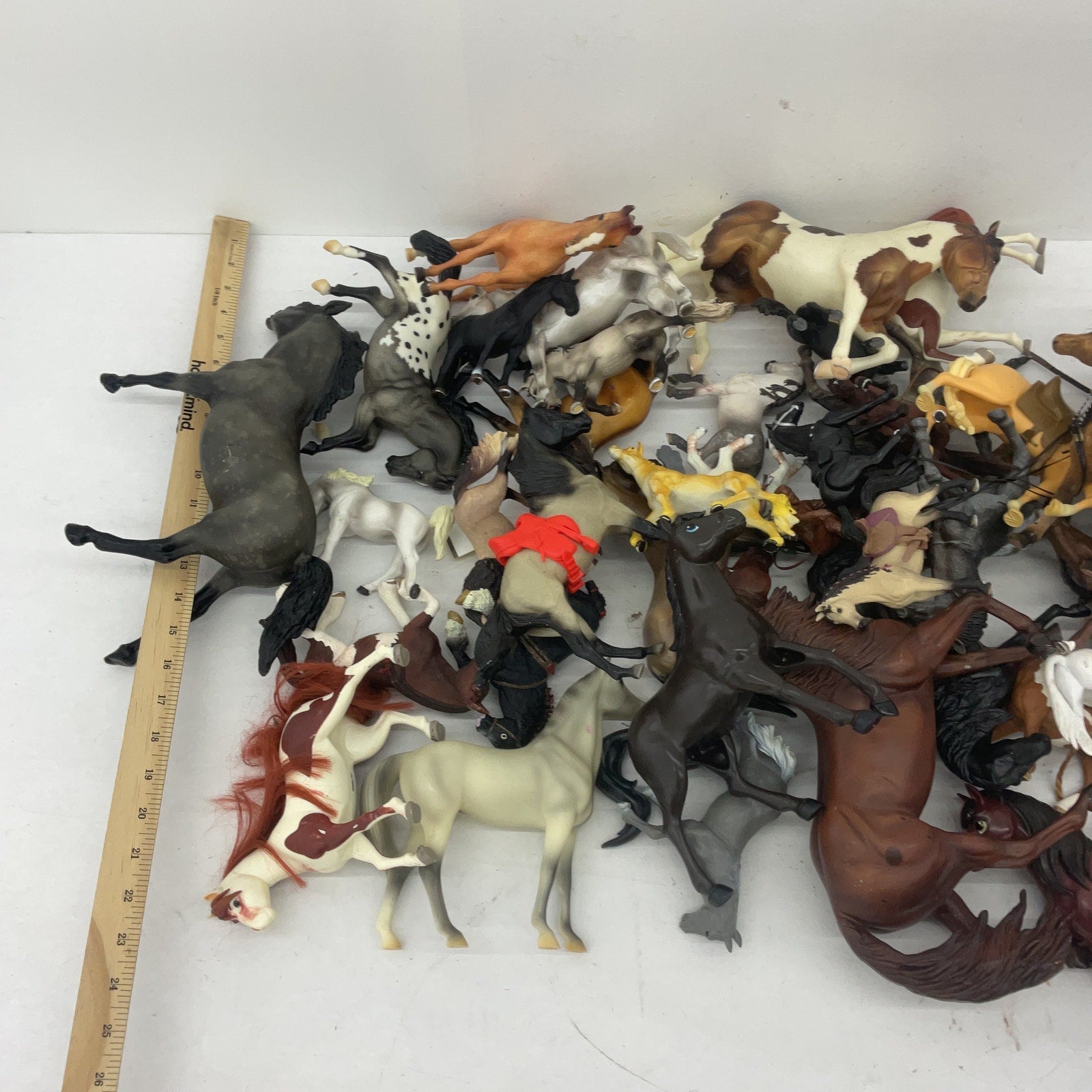 Preowned Schleich & Other Brands Horse Pony Figures Toys Figurines LOT 13 lbs - Warehouse Toys