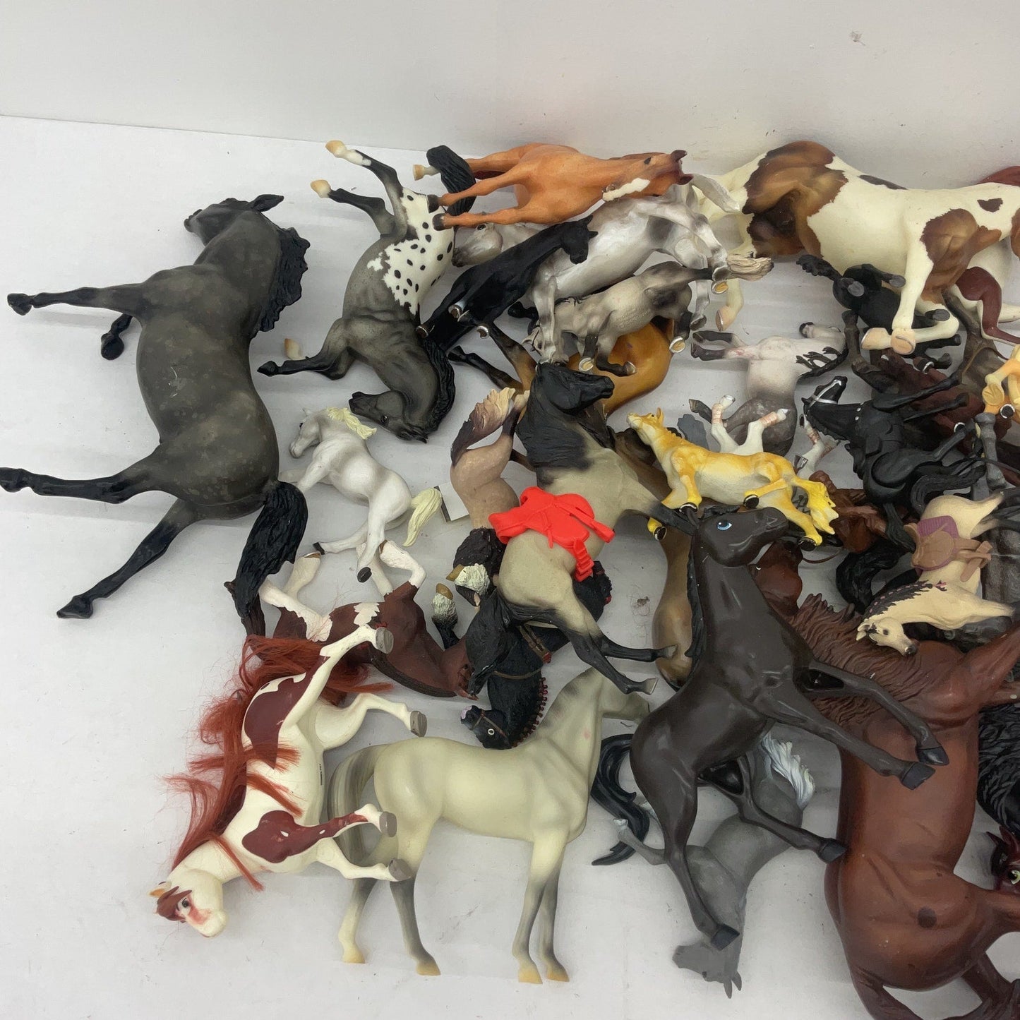 Preowned Schleich & Other Brands Horse Pony Figures Toys Figurines LOT 13 lbs - Warehouse Toys