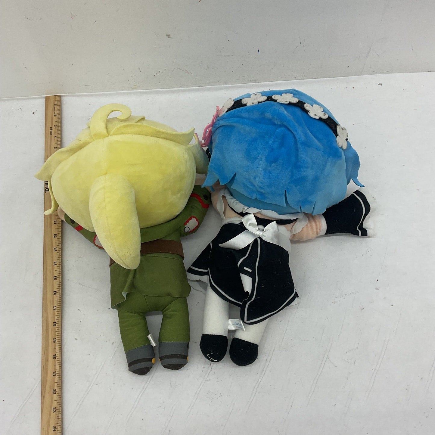 Preowned Sega Anime Manga Plush LOT 2 Kara Hajimeru Re:Zero Tanya Degurechaff - Warehouse Toys