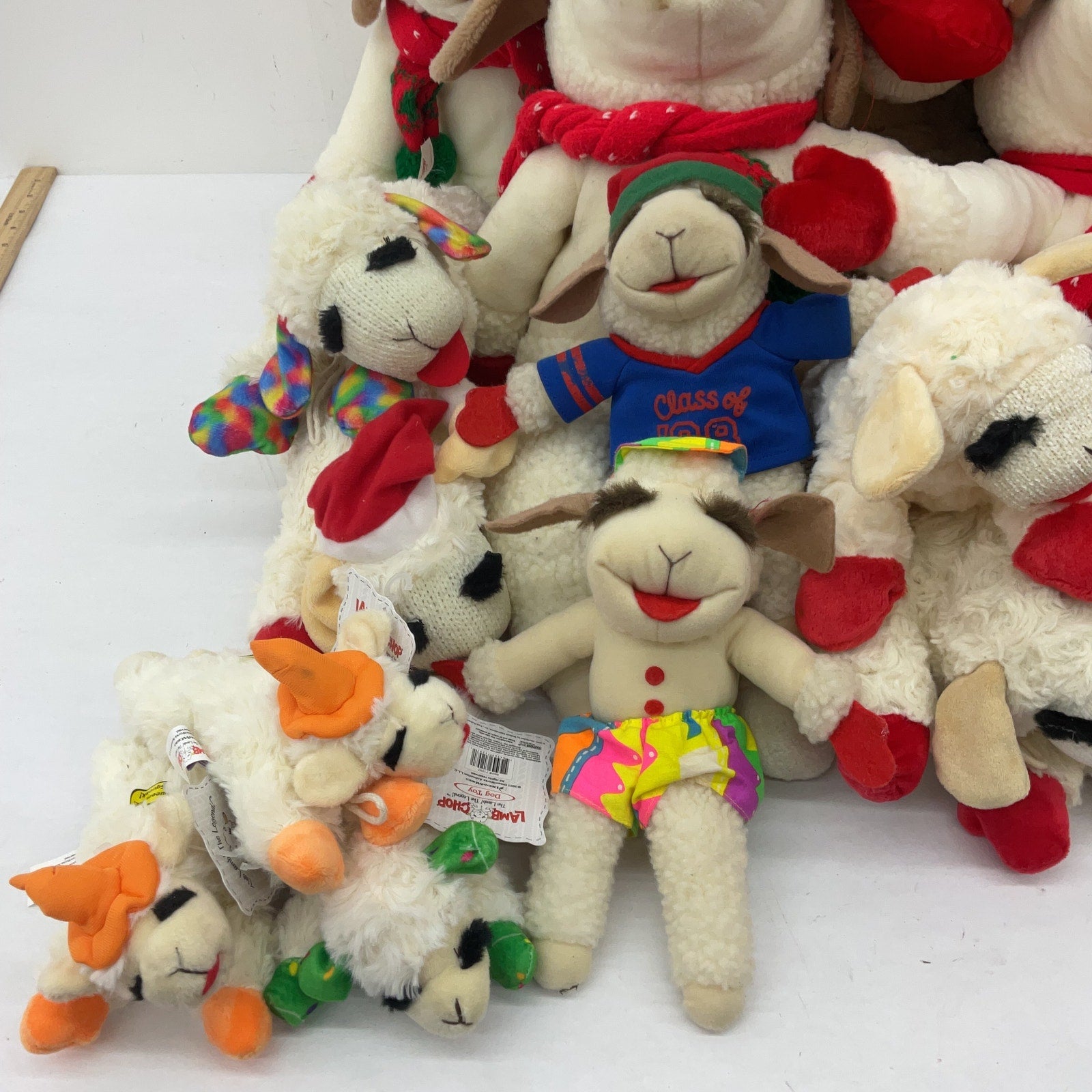 Preowned Shari Lewis' Lamb Chop Stuffed Animals Plush Dolls LOT 13 lbs Mixed - Warehouse Toys