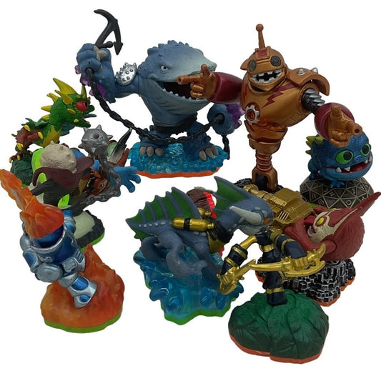 Preowned Skylanders Mixed Toy Figures LOT Loose - Warehouse Toys