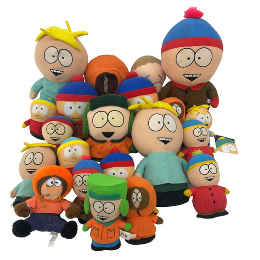 Preowned South Park Assorted Characters Plush Dolls Stuffed Animals LOT 7 lbs - Warehouse Toys