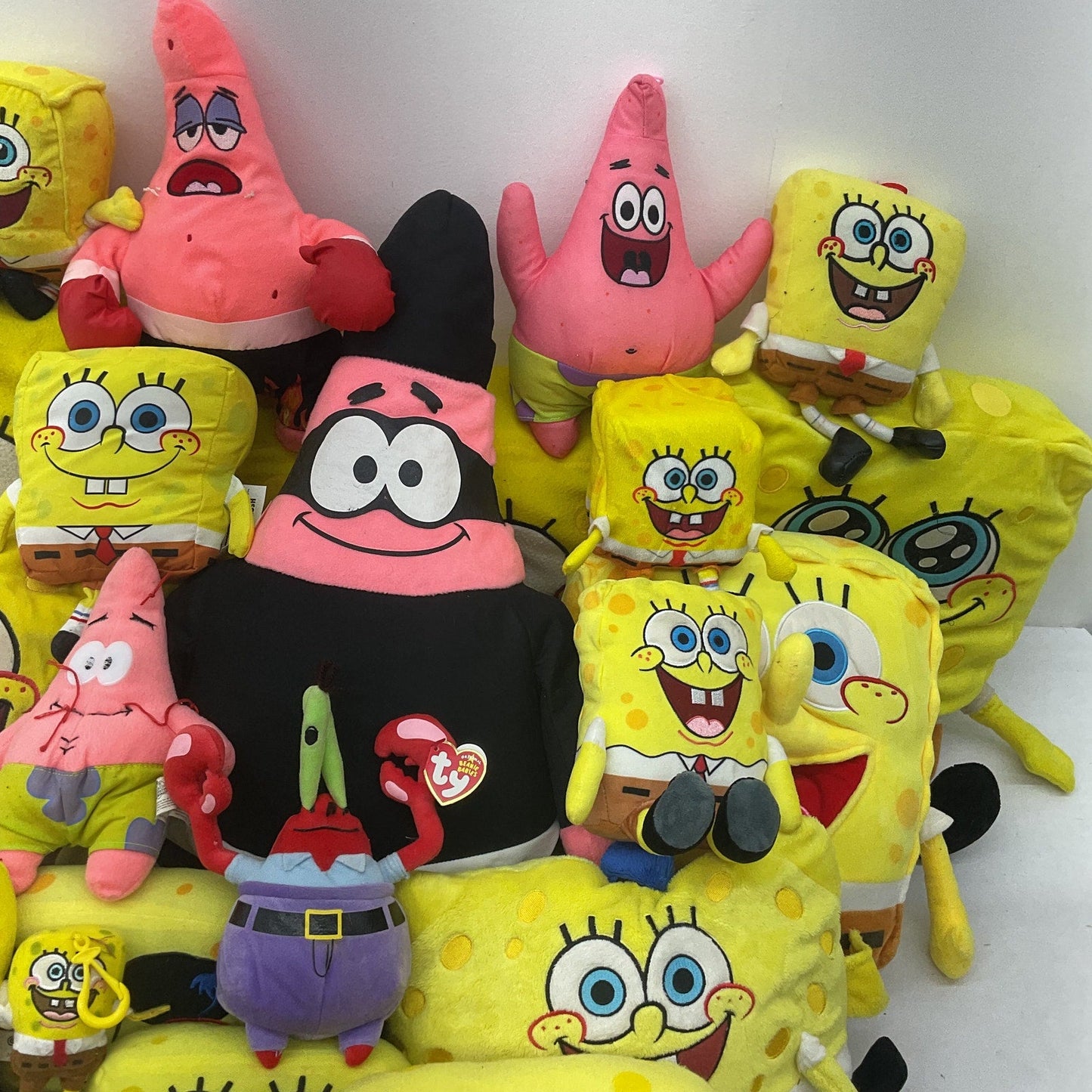 Preowned Spongebob Squarepants Stuffed Toys Plush LOT 13 lbs Patrick Star Mixed - Warehouse Toys