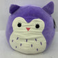 Preowned Squishmallows Plush Toys LOT of 3, Purple Owl Brown Bear Green Plant - Warehouse Toys