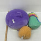 Preowned Squishmallows Plush Toys LOT of 3, Purple Owl Brown Bear Green Plant - Warehouse Toys