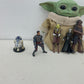 Preowned Star Wars Action Figure Collection Mini Toy Figures LOT Baby Grogu Doll - Warehouse Toys