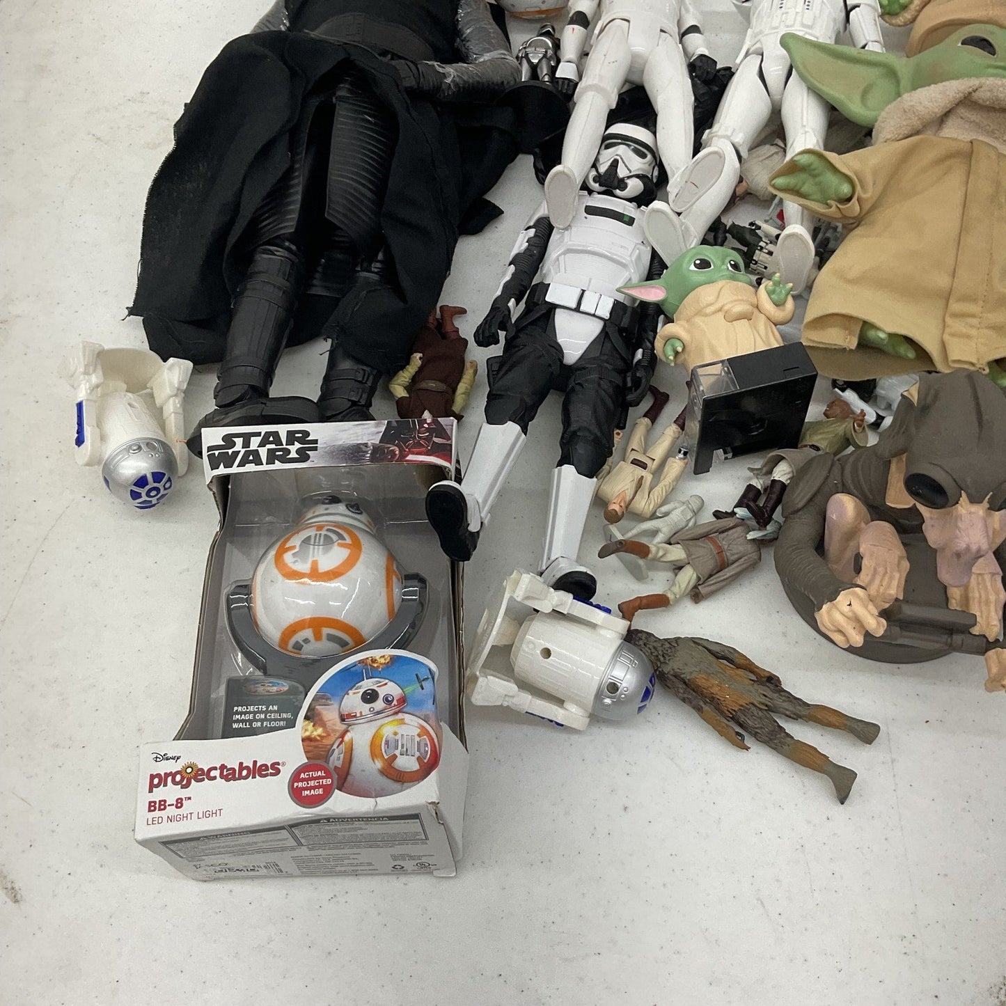 Preowned Star Wars Action Figure Collection Toys Figures LOT 11 lbs Droids Grogu - Warehouse Toys