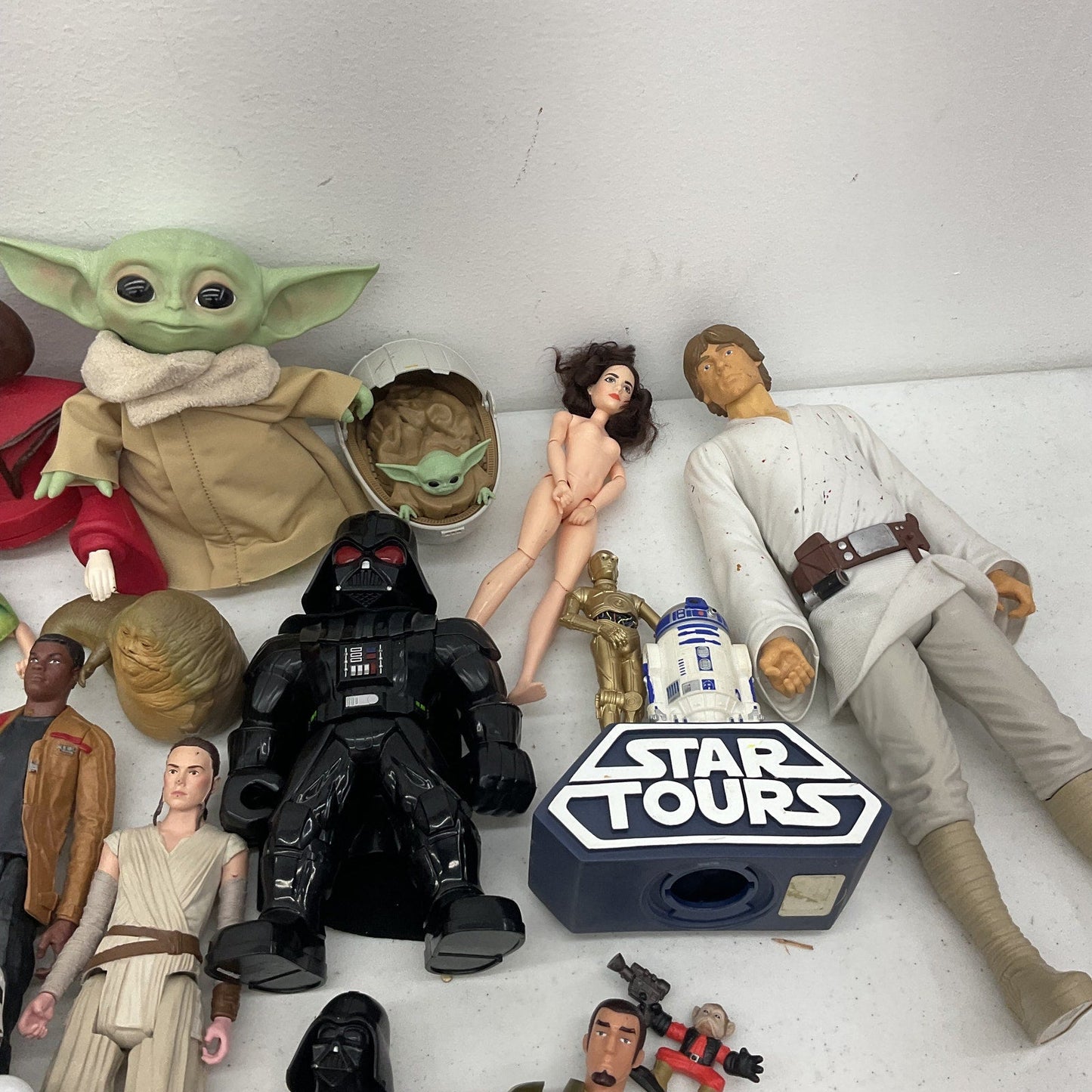 Preowned Star Wars Action Figure Collection Toys Figures LOT 11 lbs Droids Grogu - Warehouse Toys