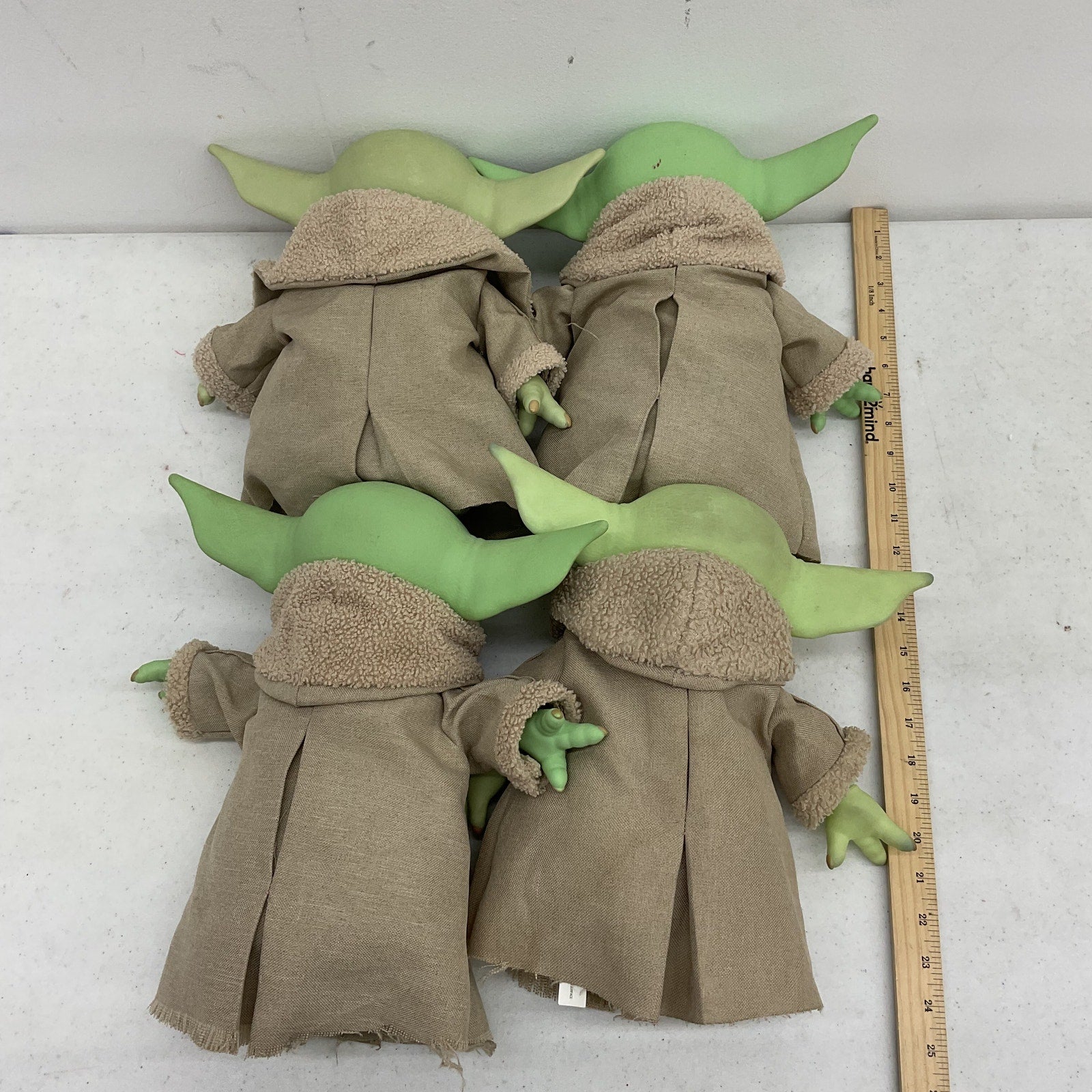 Preowned Star Wars Mixed LOT of 4 Mandalorian Baby Grogu Plush Dolls - Warehouse Toys