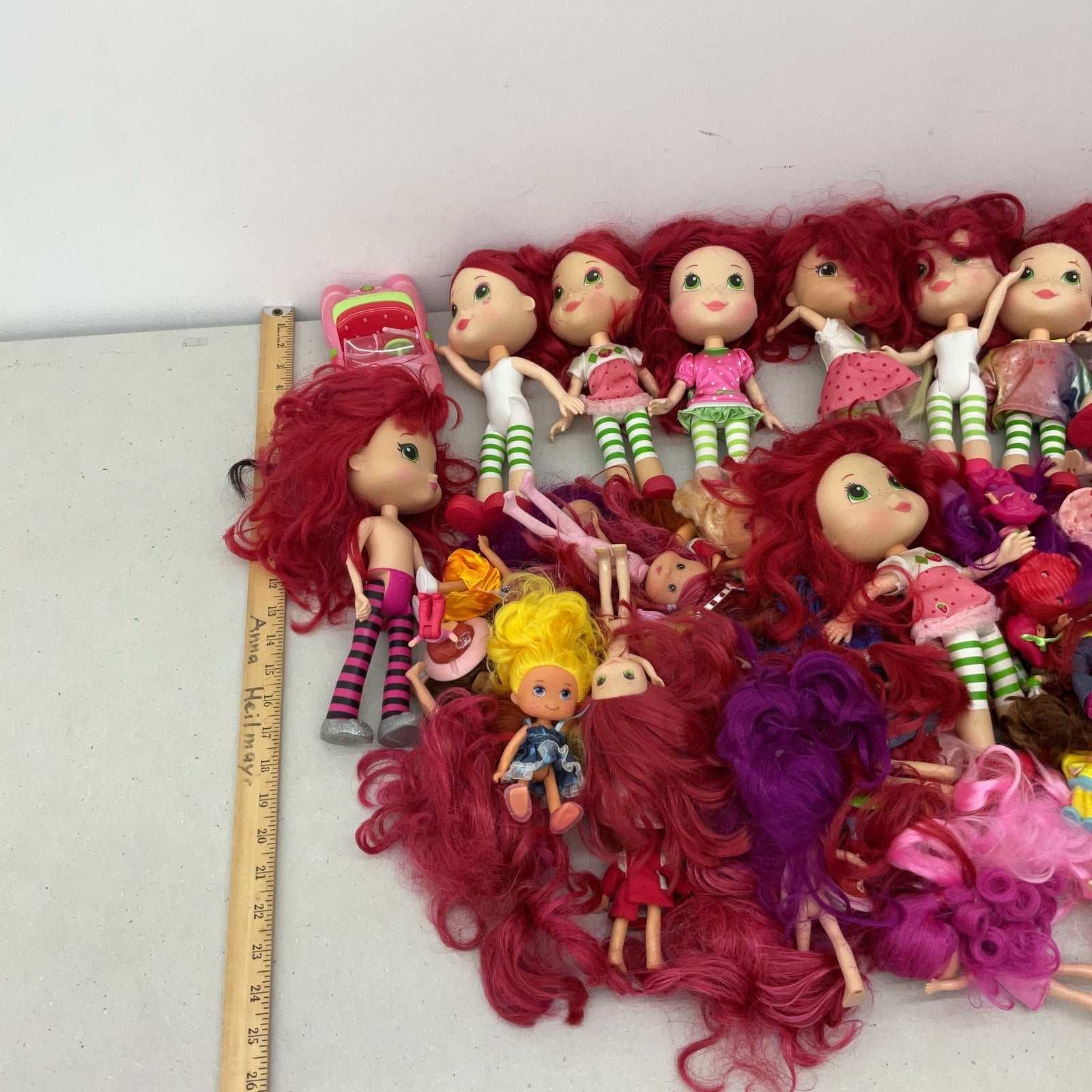 Preowned Strawberry Shortcake & Others Modern Play Dolls Figures Toys LOT 15 lbs - Warehouse Toys