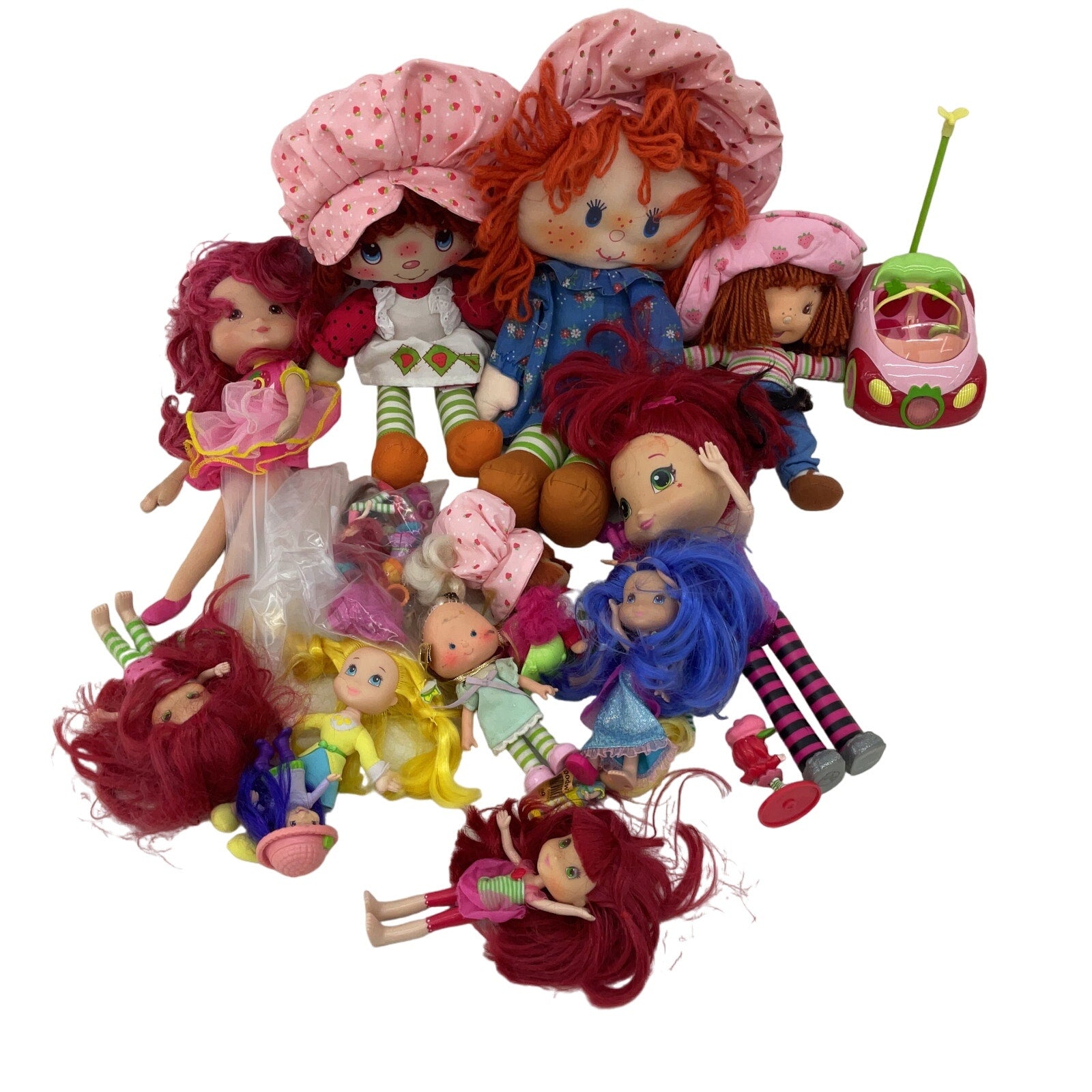 Preowned Strawberry Shortcake Play Dolls Mixed Loose LOT - Warehouse Toys