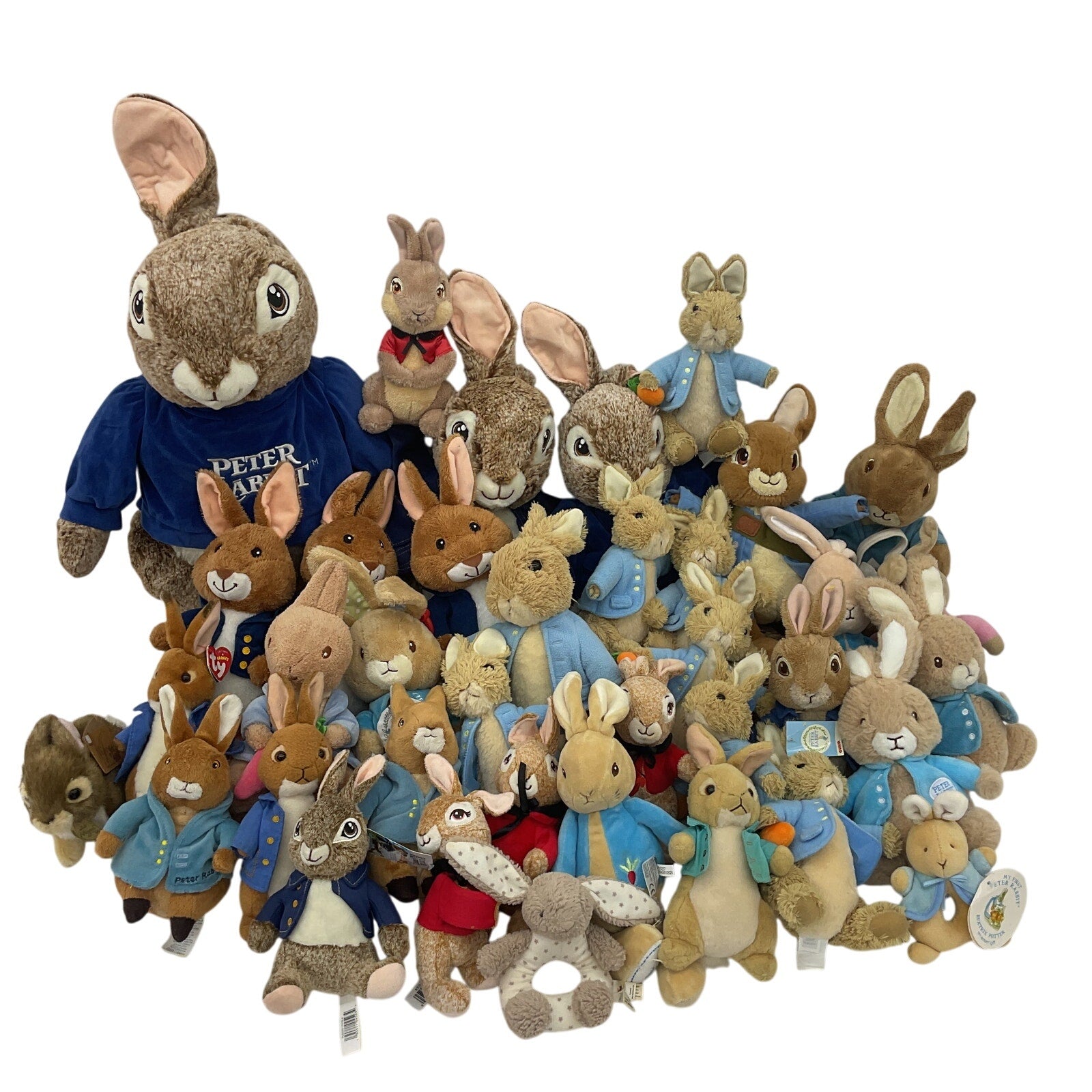 Preowned Stuffed Animals LOT 11 lbs Beatrix Potter Peter Rabbit Plush Dolls - Warehouse Toys