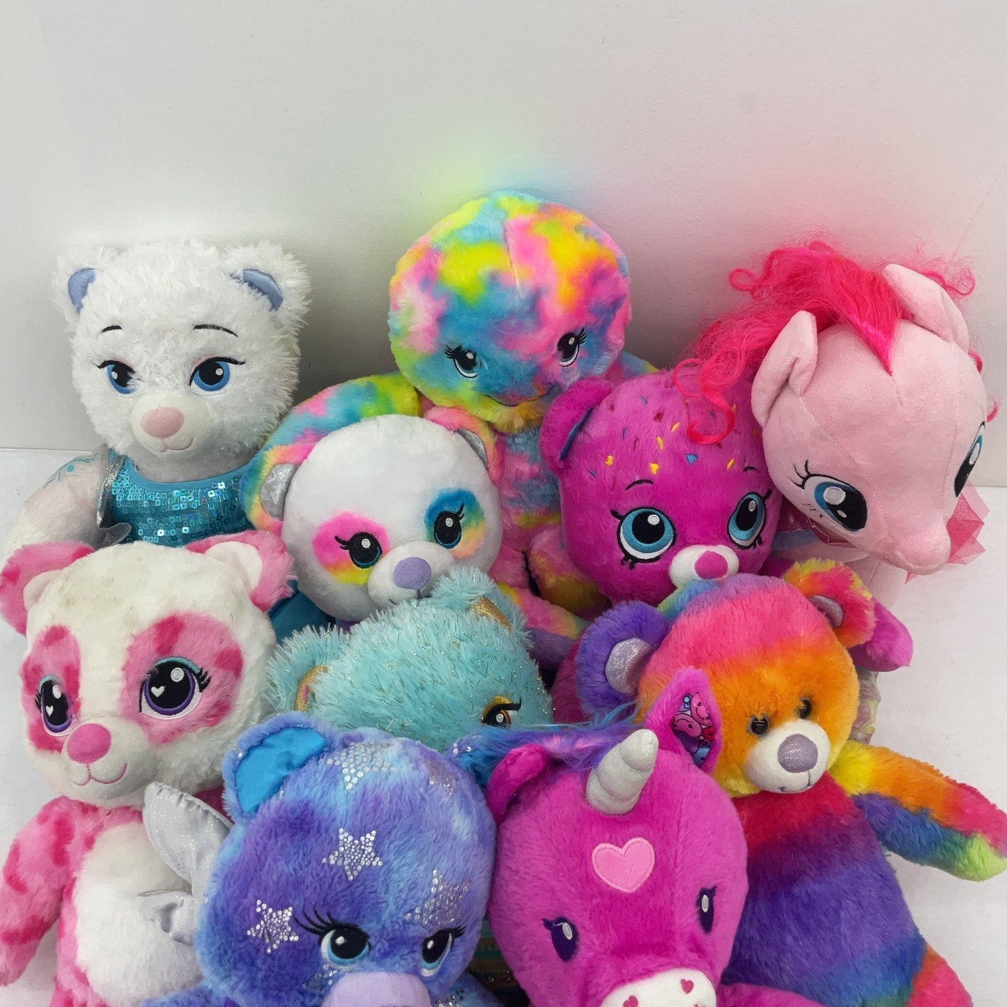 Preowned Stuffed Animals Mixed LOT 12 lbs BABW Plush Dolls Build a Bear Workshop - Warehouse Toys