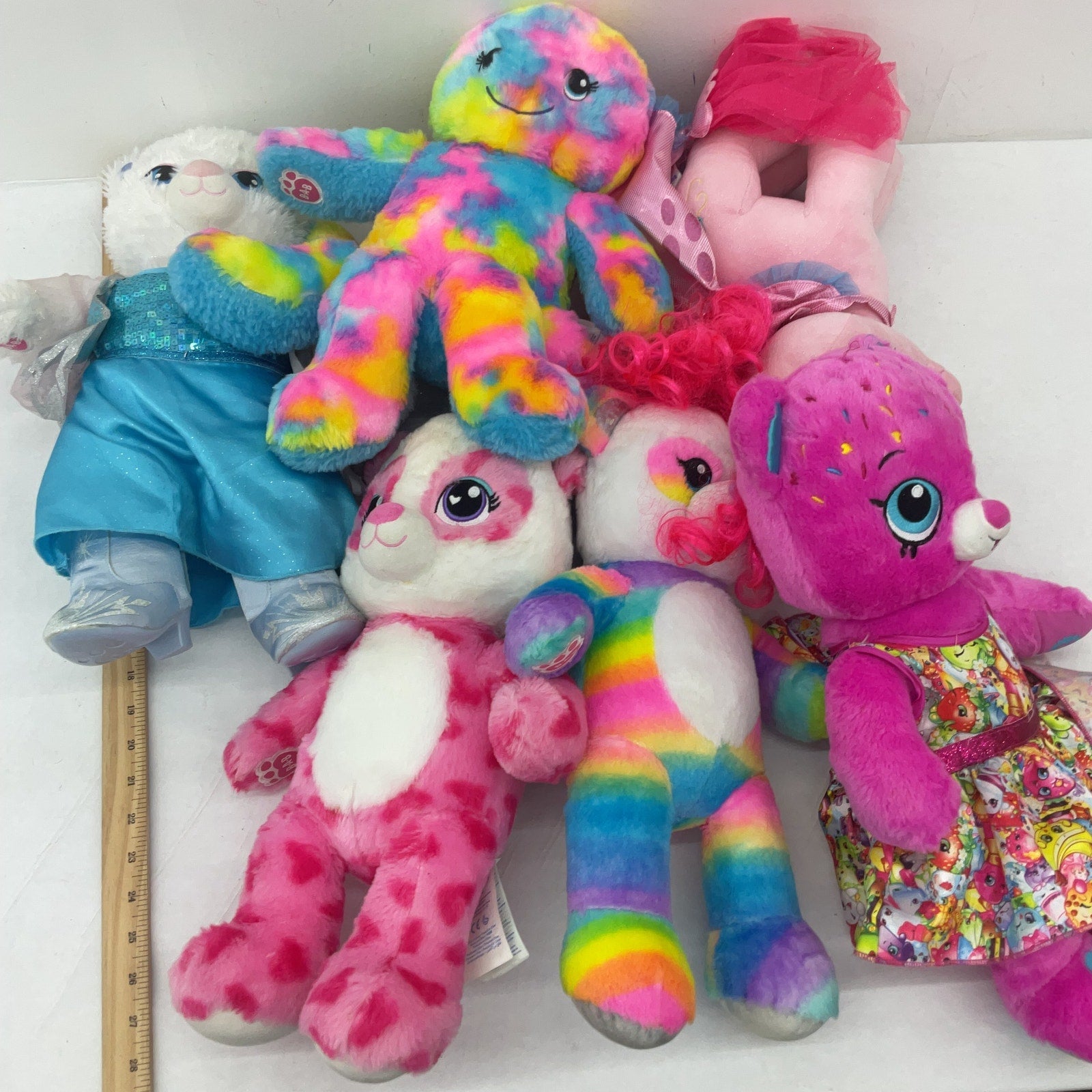 Preowned Stuffed Animals Mixed LOT 12 lbs BABW Plush Dolls Build a Bear Workshop - Warehouse Toys