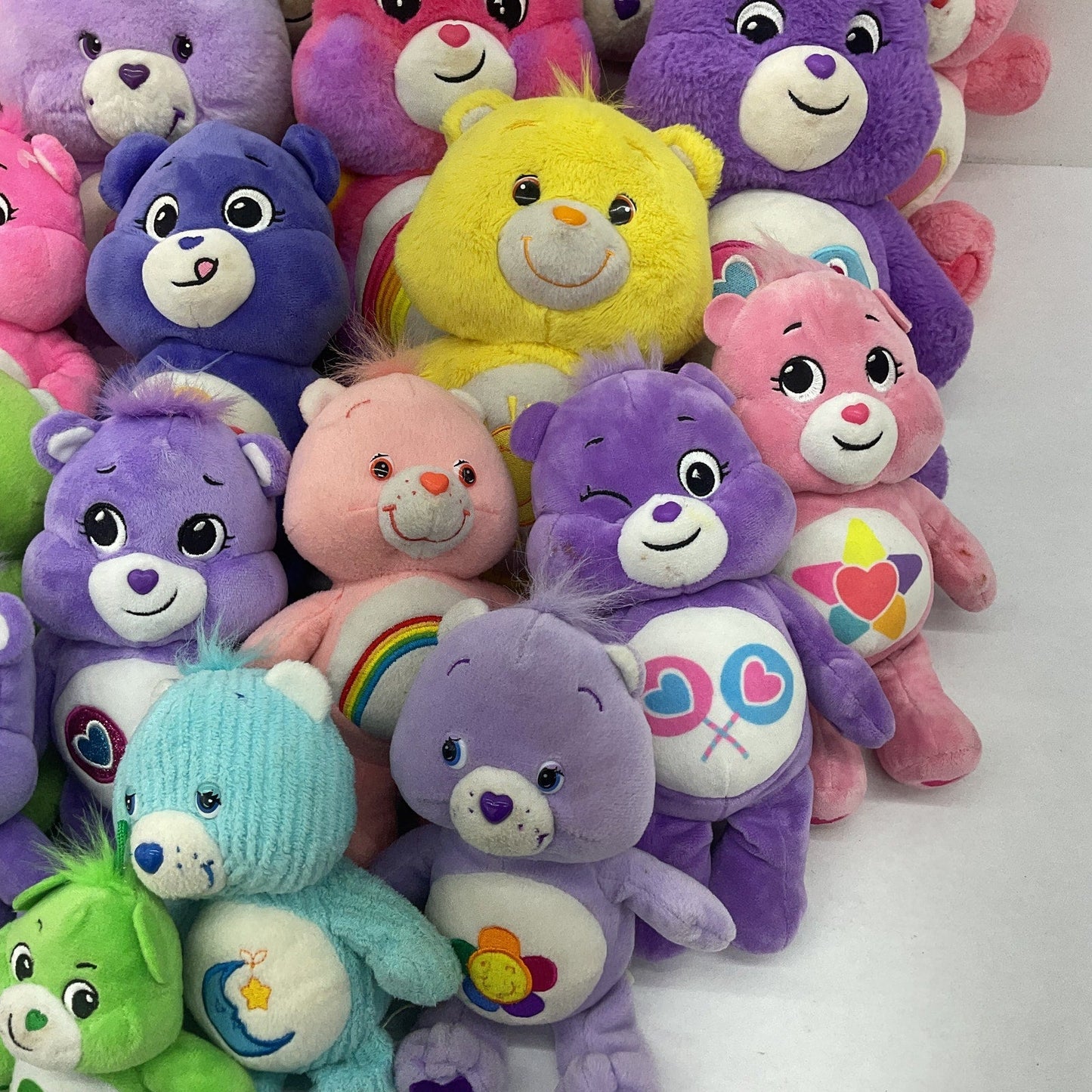 Preowned Stuffed Animals Mixed LOT 12 lbs Care Bears Character Mixed Plush Dolls - Warehouse Toys