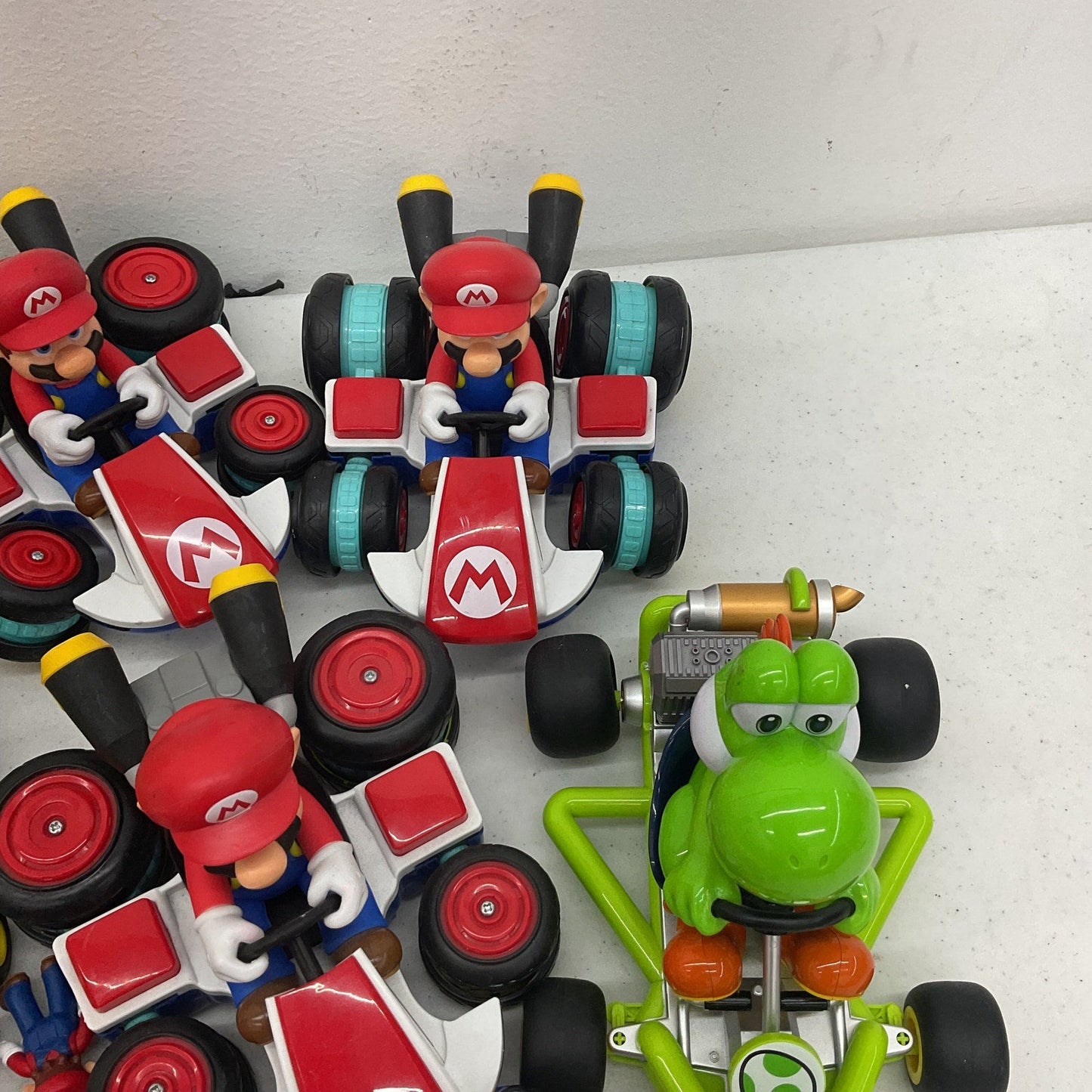 Preowned Super Mario Kart Action Figures Vehicles Toys Accessories LOT 10 lbs - Warehouse Toys