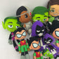 Preowned Teen Titans Mixed Random Character Plush Dolls Stuffed Animals Toys LOT - Warehouse Toys