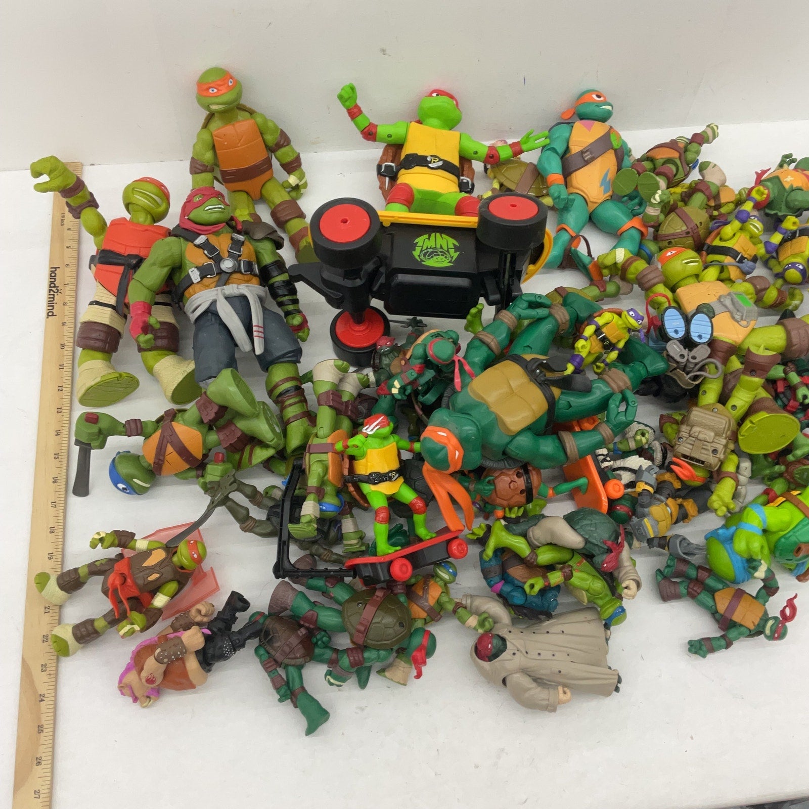 Preowned TMNT Action Figure 20 lbs Collection Ninja Turtles LOT Toys Mixed - Warehouse Toys