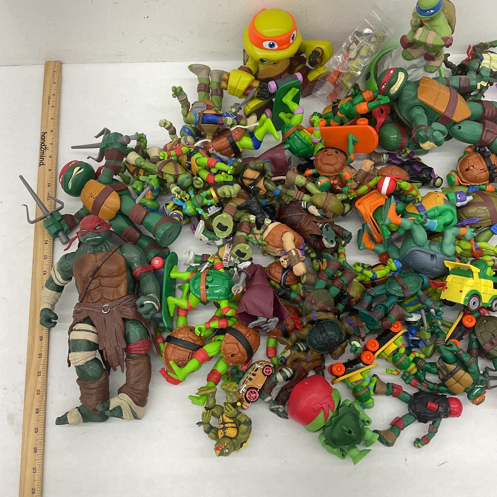 Preowned TMNT Action Figure Collection Ninja Turtles LOT 18 lbs Toys Figures - Warehouse Toys