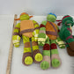 Preowned TMNT Green Stuffed Animals LOT 13 lbs Raphael Leo Mikey Donnie - Warehouse Toys