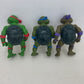 Preowned TMNT Large Poseable Ninja Turtles Figures LOT Donatello Raphael Leo - Warehouse Toys