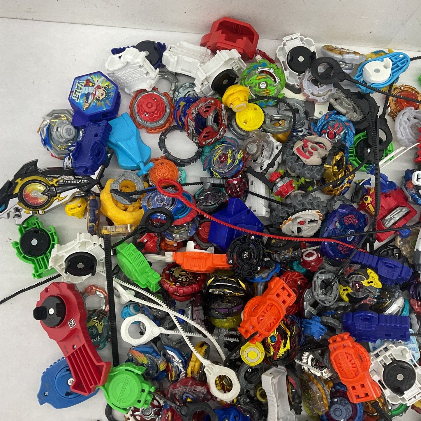 Preowned Toys 10 lbs Beyblades Action Figure Collection LOT Toy Figures Parts - Warehouse Toys