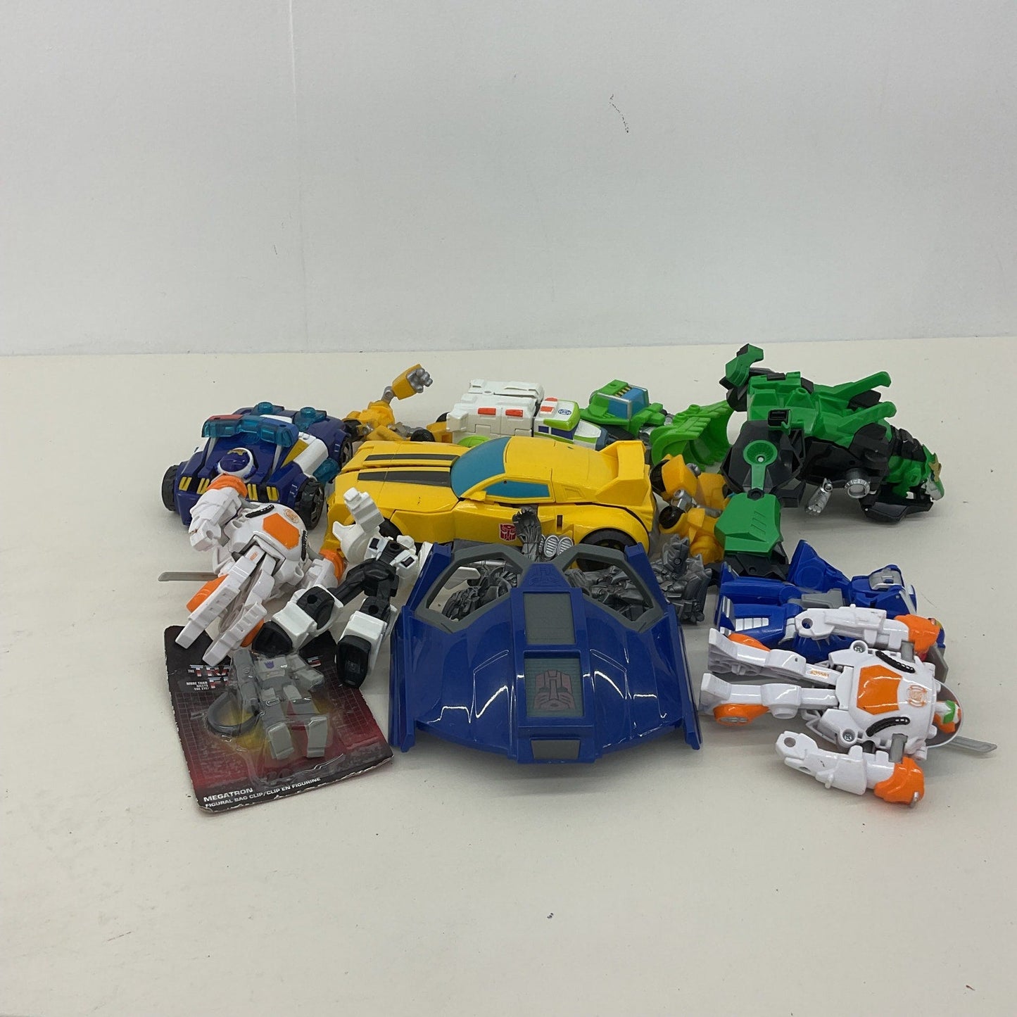 Preowned Transformers Action Figures Mixed Toys LOT Yellow Sports Car - Warehouse Toys