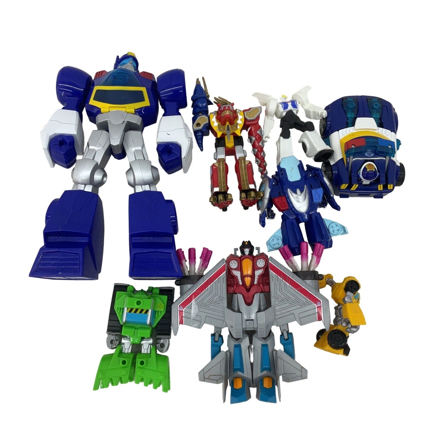 Preowned Transformers Loose Action Figure Collection Robots MIXED LOT Jet Plane - Warehouse Toys