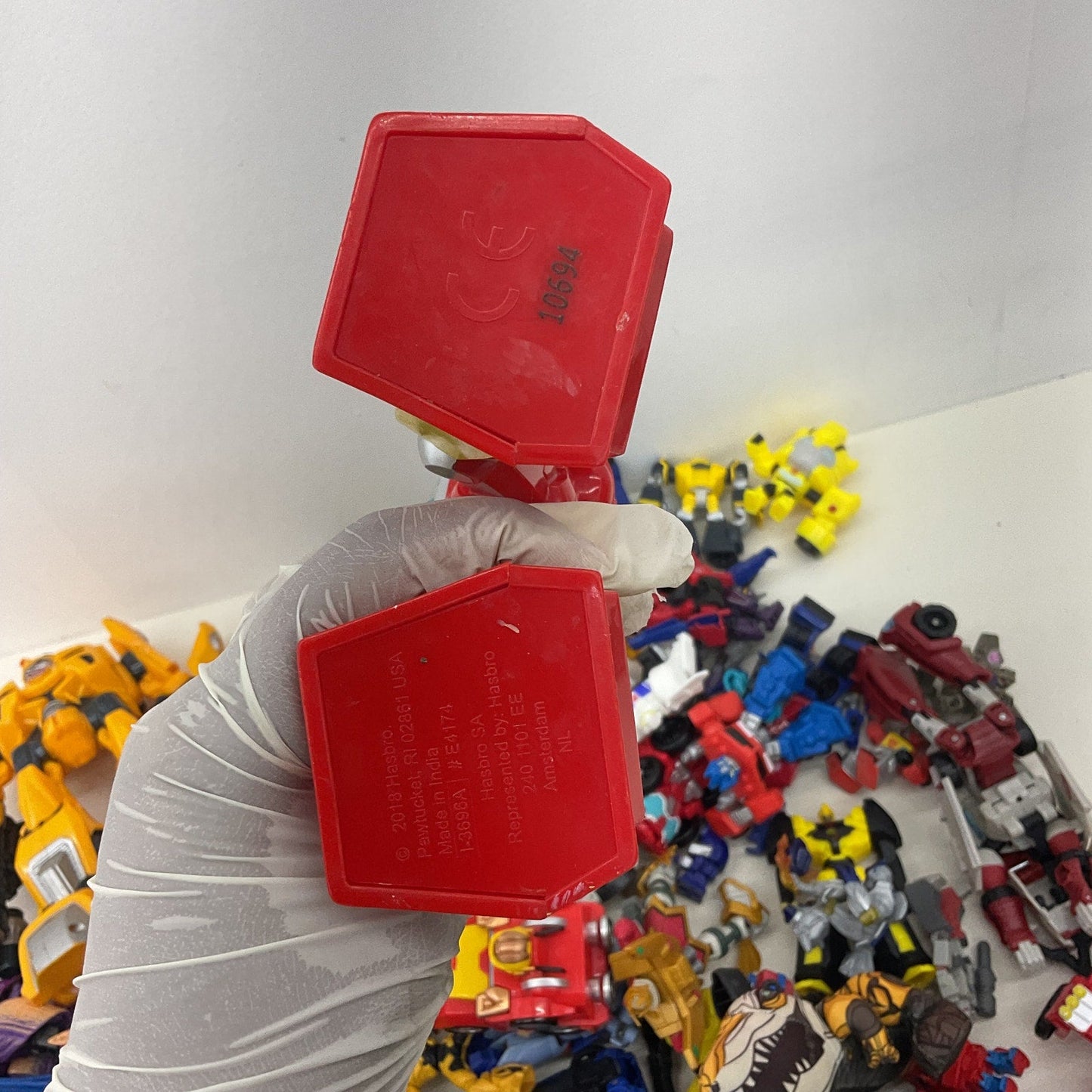 Preowned Transformers Yellow Red Blue Movie Action Figure Wholesale Lot - Warehouse Toys