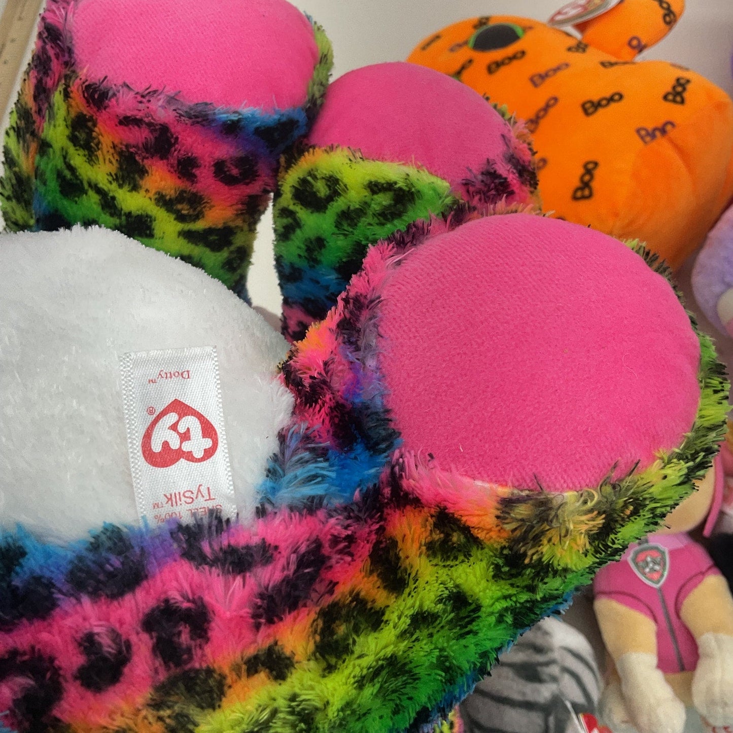 Preowned TY Beanie Boos Mixed Stuffed Animals 5 lbs LOT Rainbow Leopard - Warehouse Toys