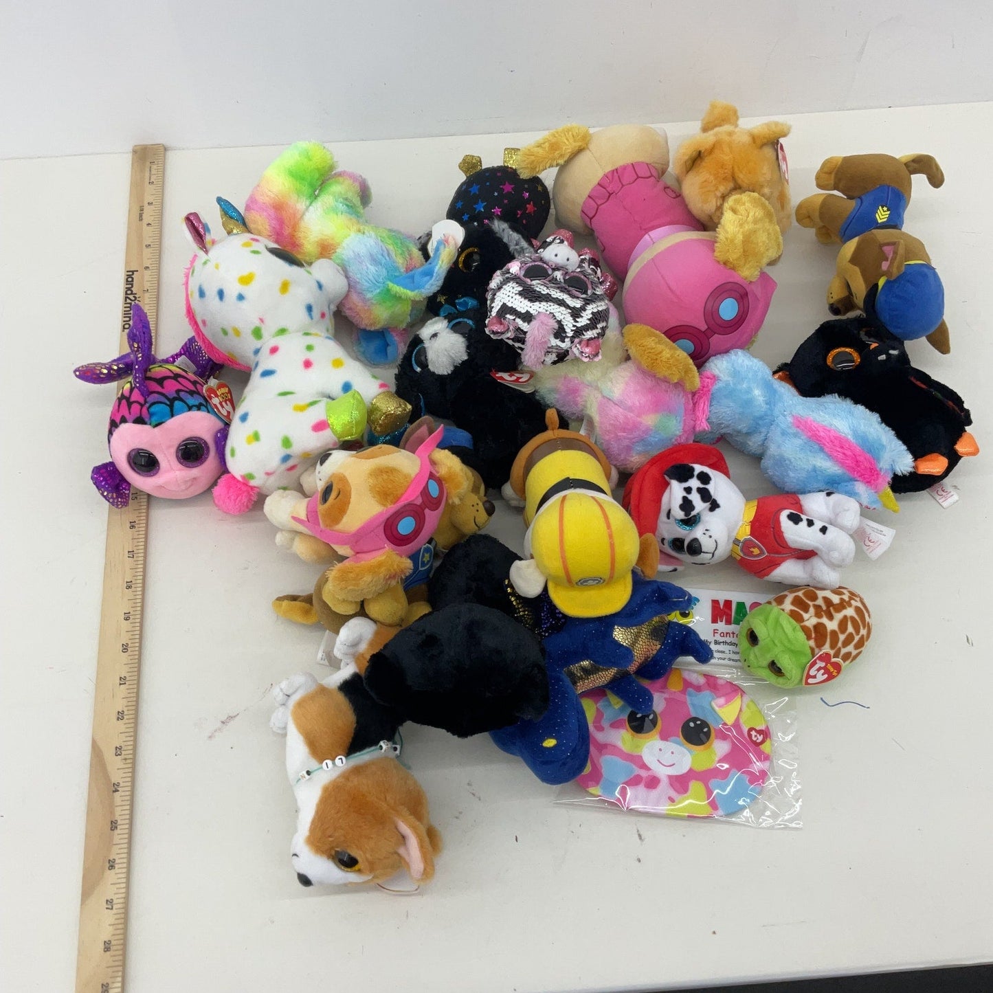 Preowned TY Beanie Boos Multicolor Stuffed Animals LOT 5 lbs Mixed Paw Patrol - Warehouse Toys