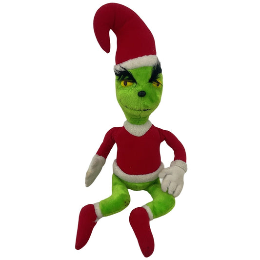 Preowned Vintage 1983 Dr. Seuss The Grinch Who Stole Xmas Green & Red Plush Doll - Warehouse Toys