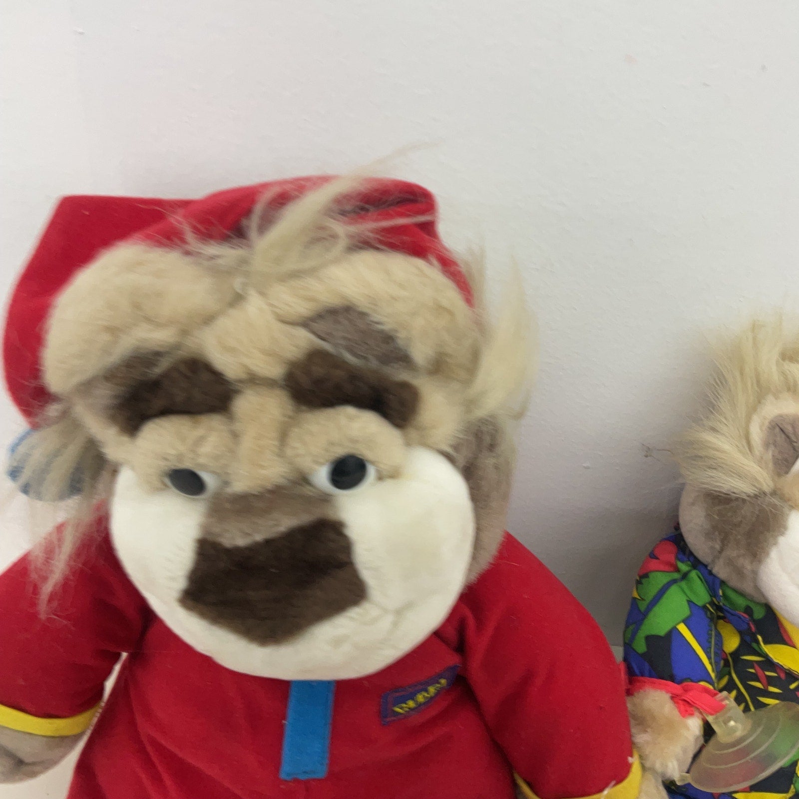 Preowned Vintage Bedtime Bubba & Talkin' Bubba Redneck Bear Plush Dolls UNTESTED - Warehouse Toys