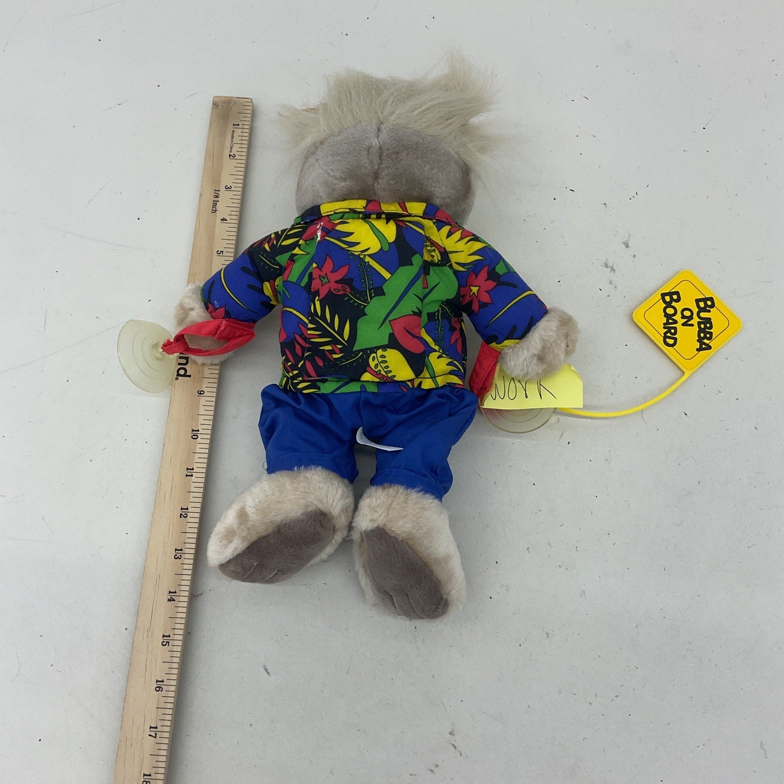 Preowned Vintage Real Talkin' Bubba Brown Redneck Teddy Bear Plush Stuffed Toy - Warehouse Toys