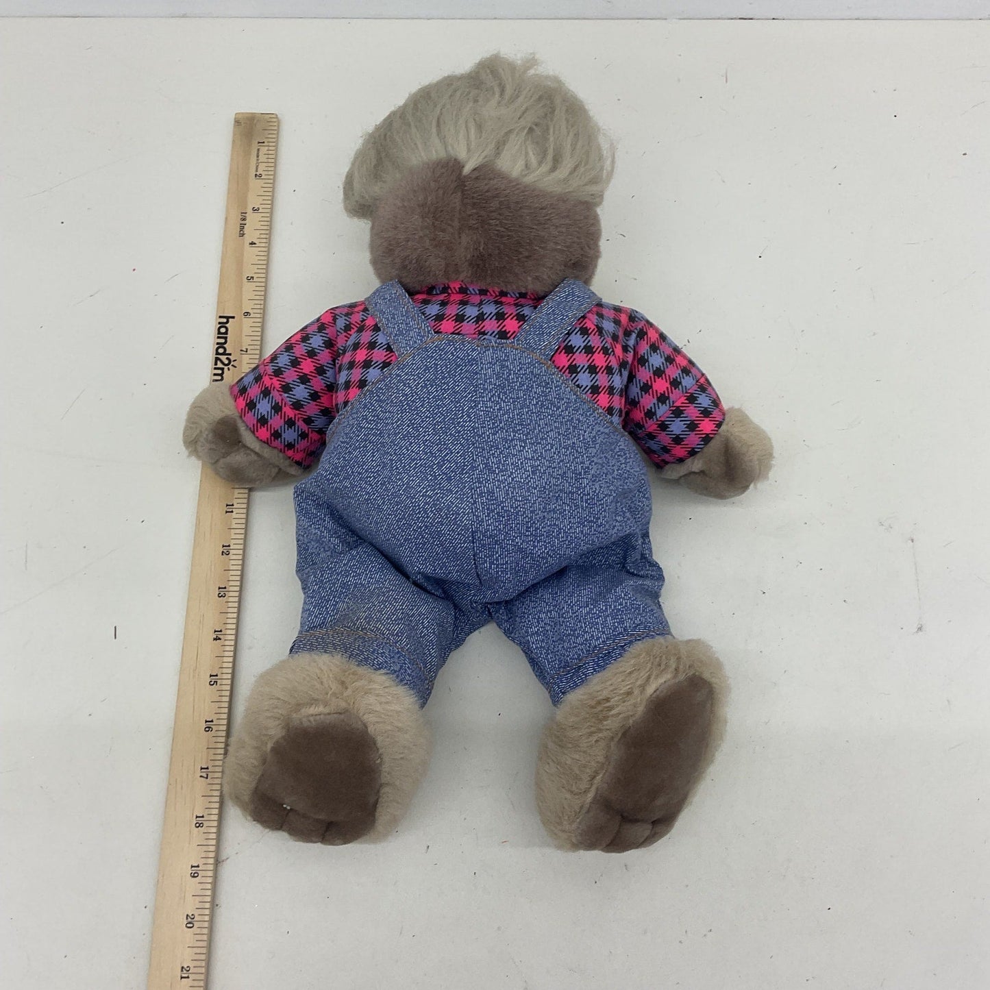 Preowned Vintage Real Talkin' Bubba Brown Redneck Teddy Bear Plush Stuffed Toy - Warehouse Toys