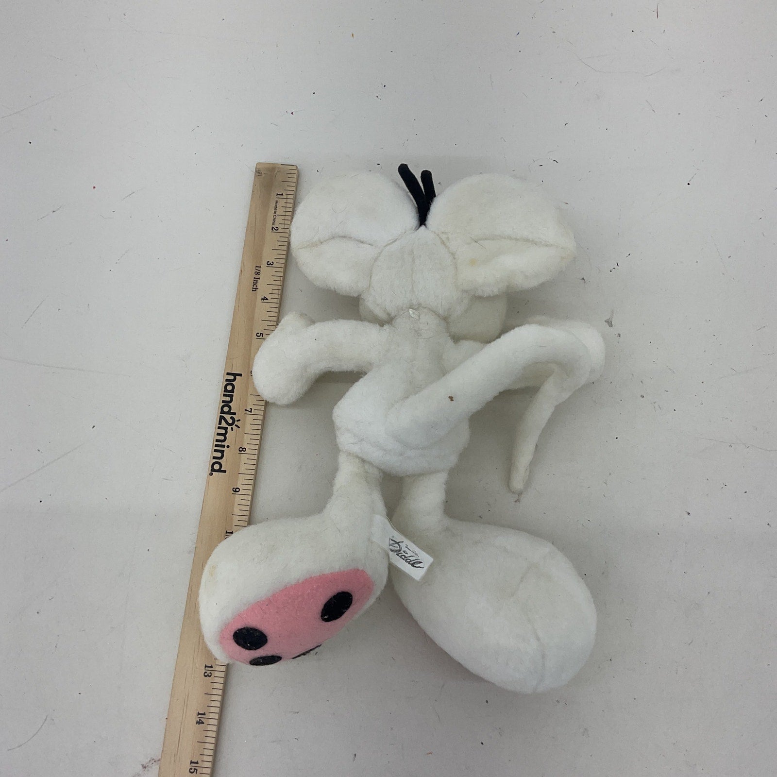 Preowned White Diddl White Mouse Plush Doll Character Stuffed Animal Toy - Warehouse Toys