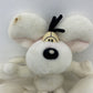 Preowned White Diddl White Mouse Plush Doll Character Stuffed Animal Toy - Warehouse Toys