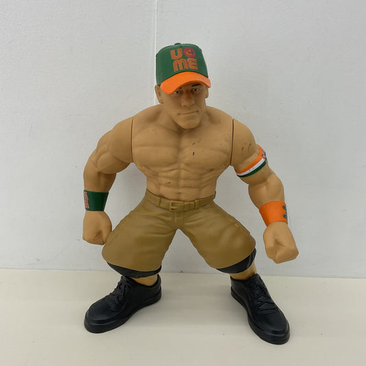 Preowned WWE Action Figure in Baseball Cap Wrestling Figurine - Warehouse Toys